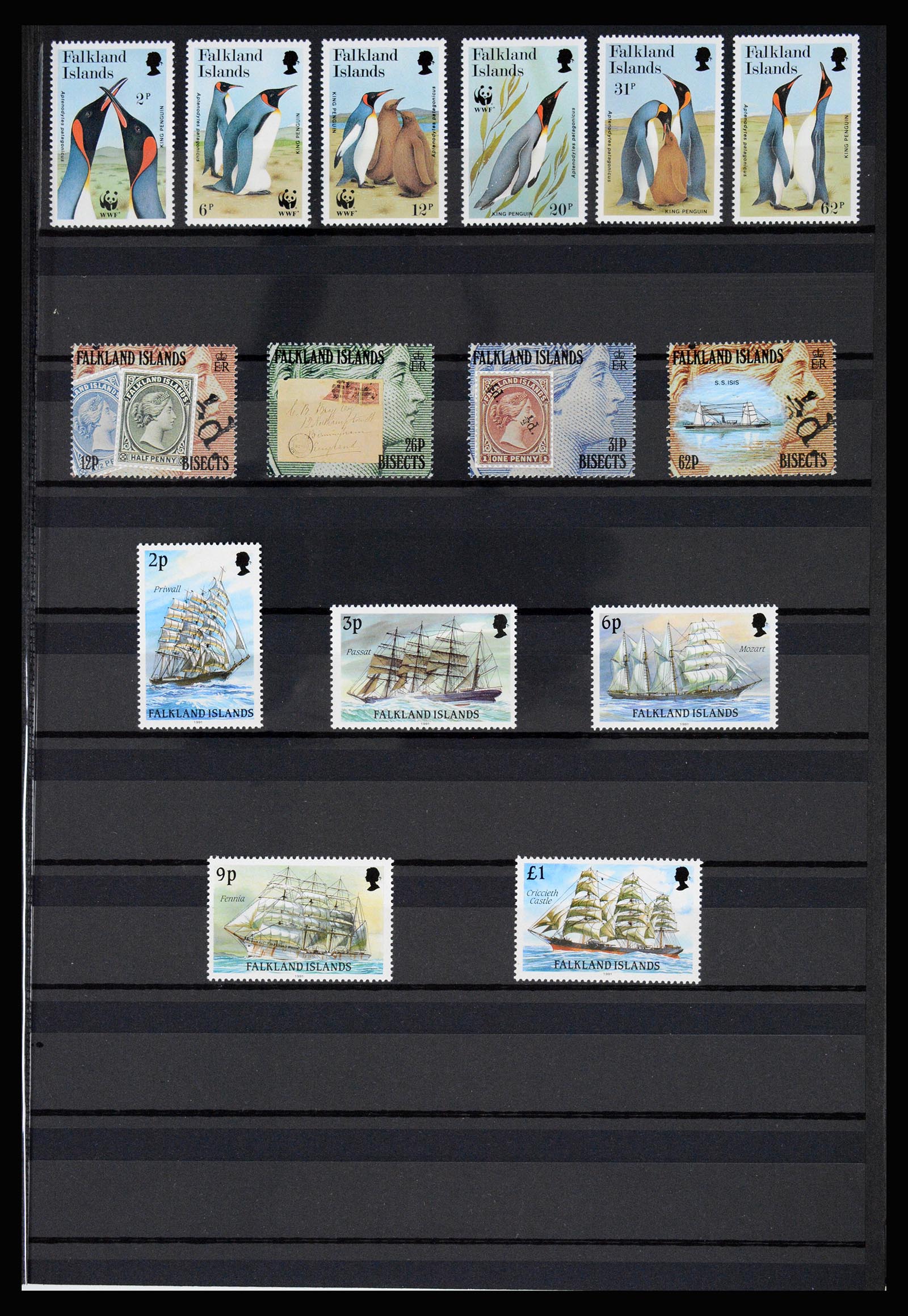 36784 029 - Stamp collection 36784 Falkland Islands 1895-1997.