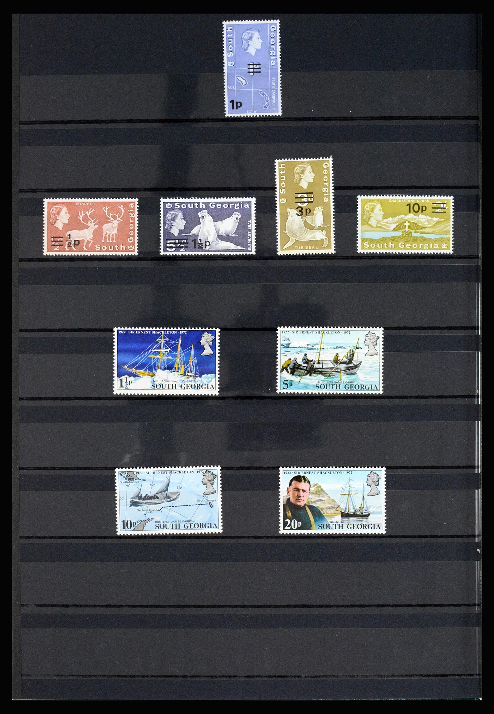 36784 048 - Postzegelverzameling 36784 Falkland Eilanden 1895-1997.