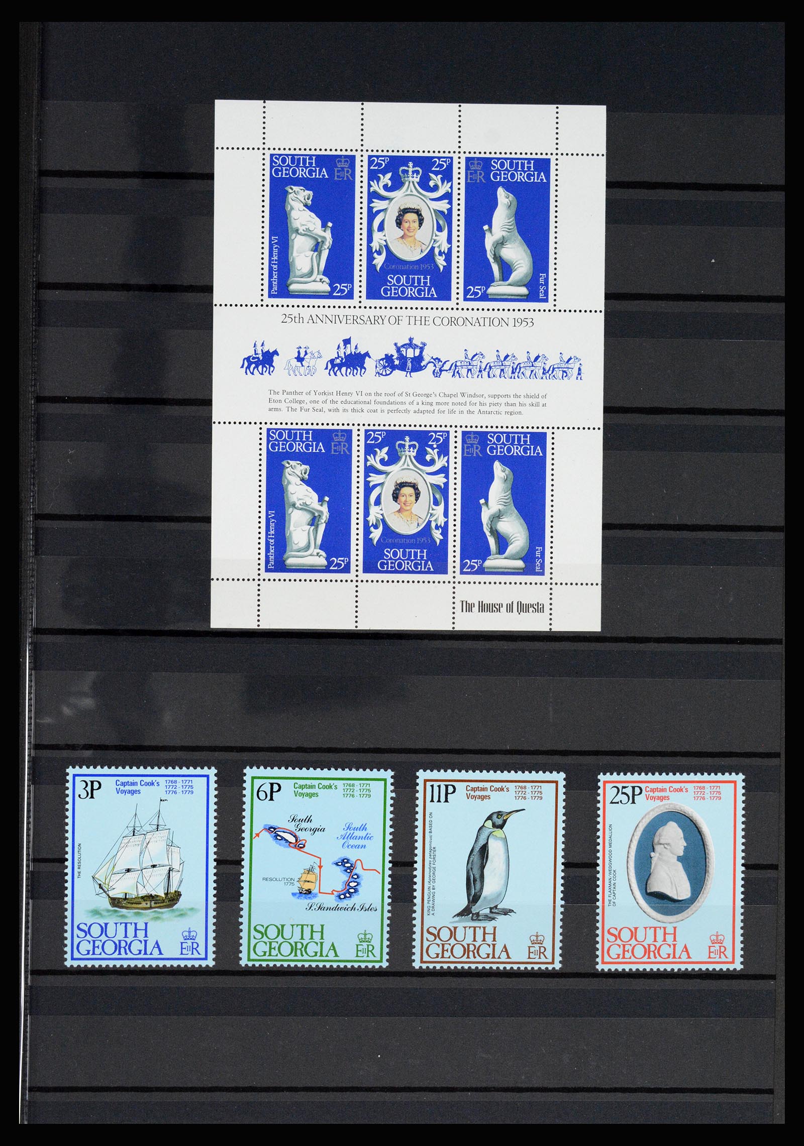36784 051 - Postzegelverzameling 36784 Falkland Eilanden 1895-1997.