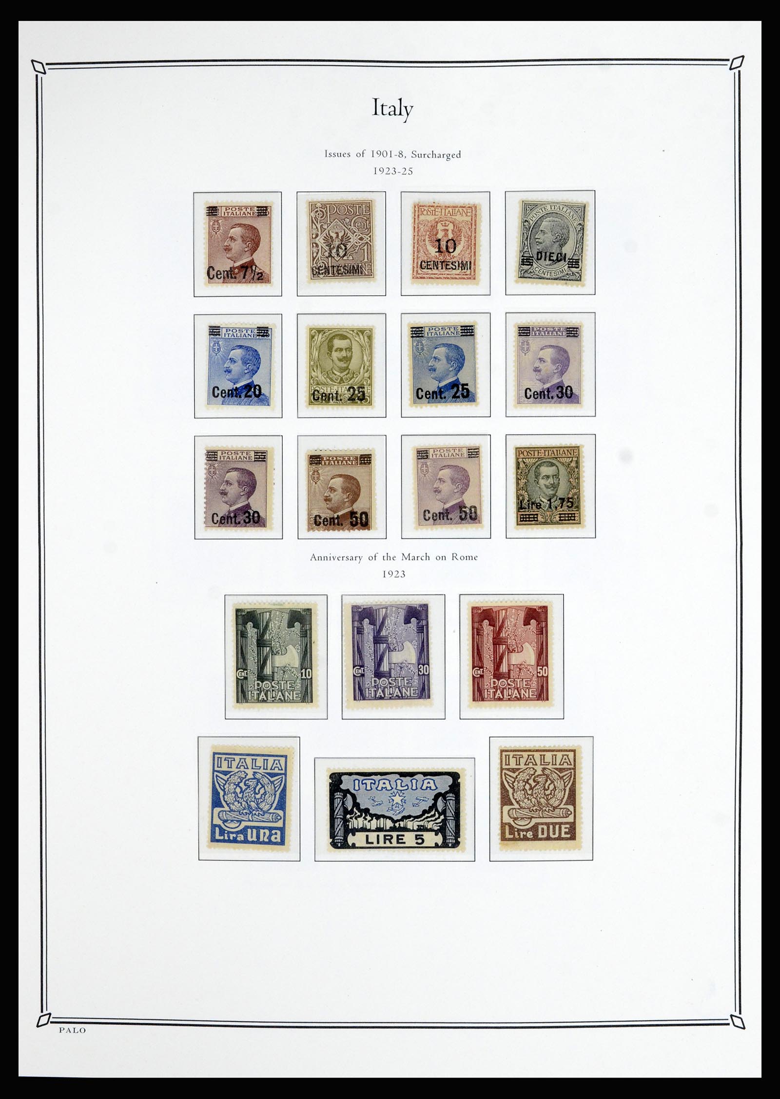 36786 009 - Postzegelverzameling 36786 Italië en Egeïsche eilanden 1860-1990.