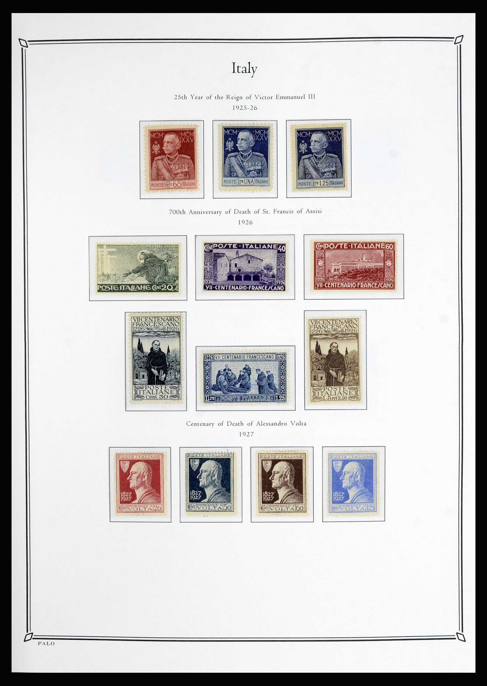 36786 012 - Postzegelverzameling 36786 Italië en Egeïsche eilanden 1860-1990.