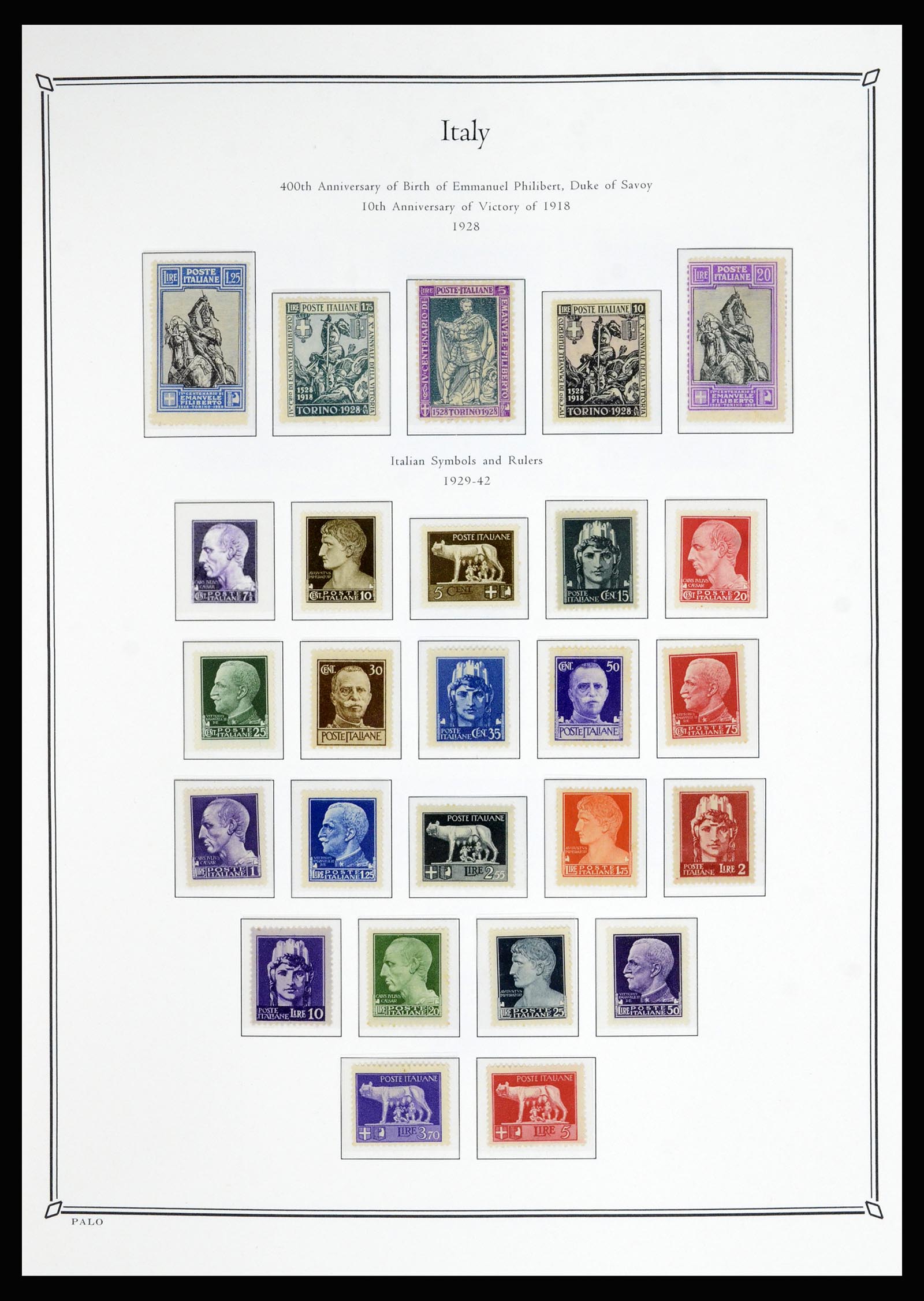 36786 014 - Postzegelverzameling 36786 Italië en Egeïsche eilanden 1860-1990.