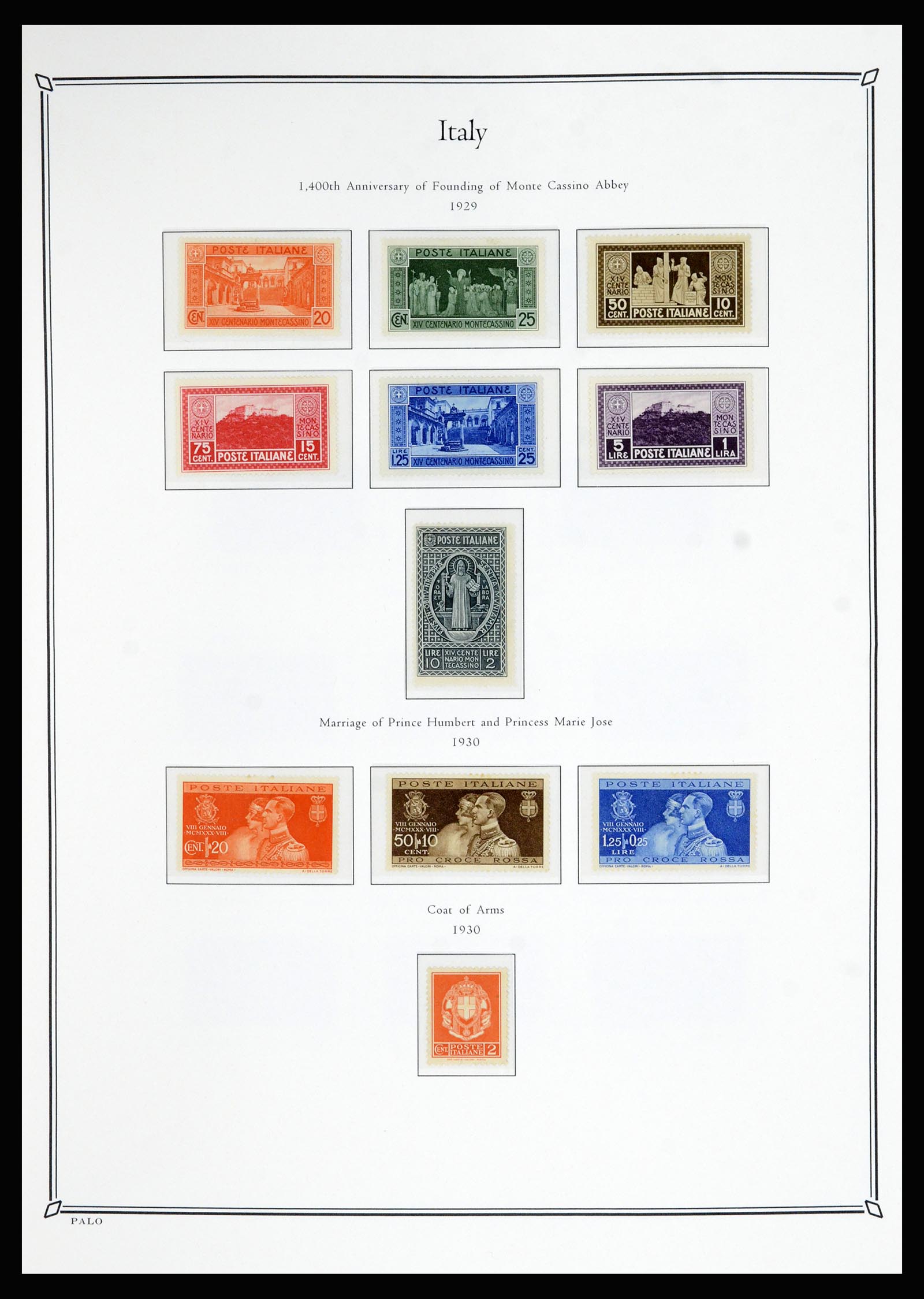 36786 015 - Postzegelverzameling 36786 Italië en Egeïsche eilanden 1860-1990.