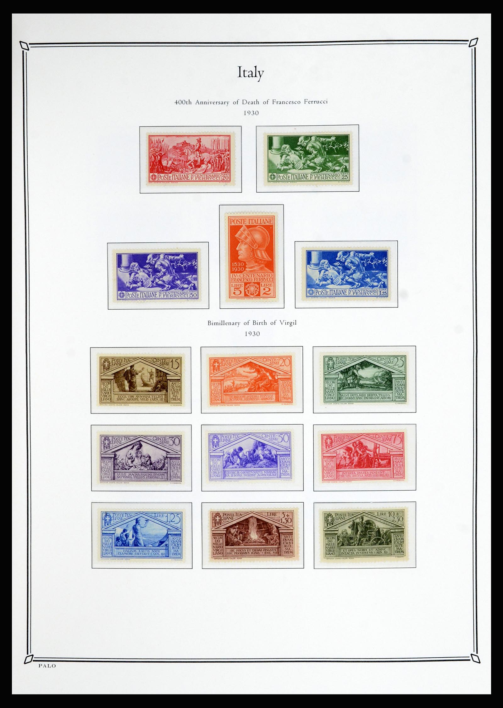 36786 016 - Postzegelverzameling 36786 Italië en Egeïsche eilanden 1860-1990.