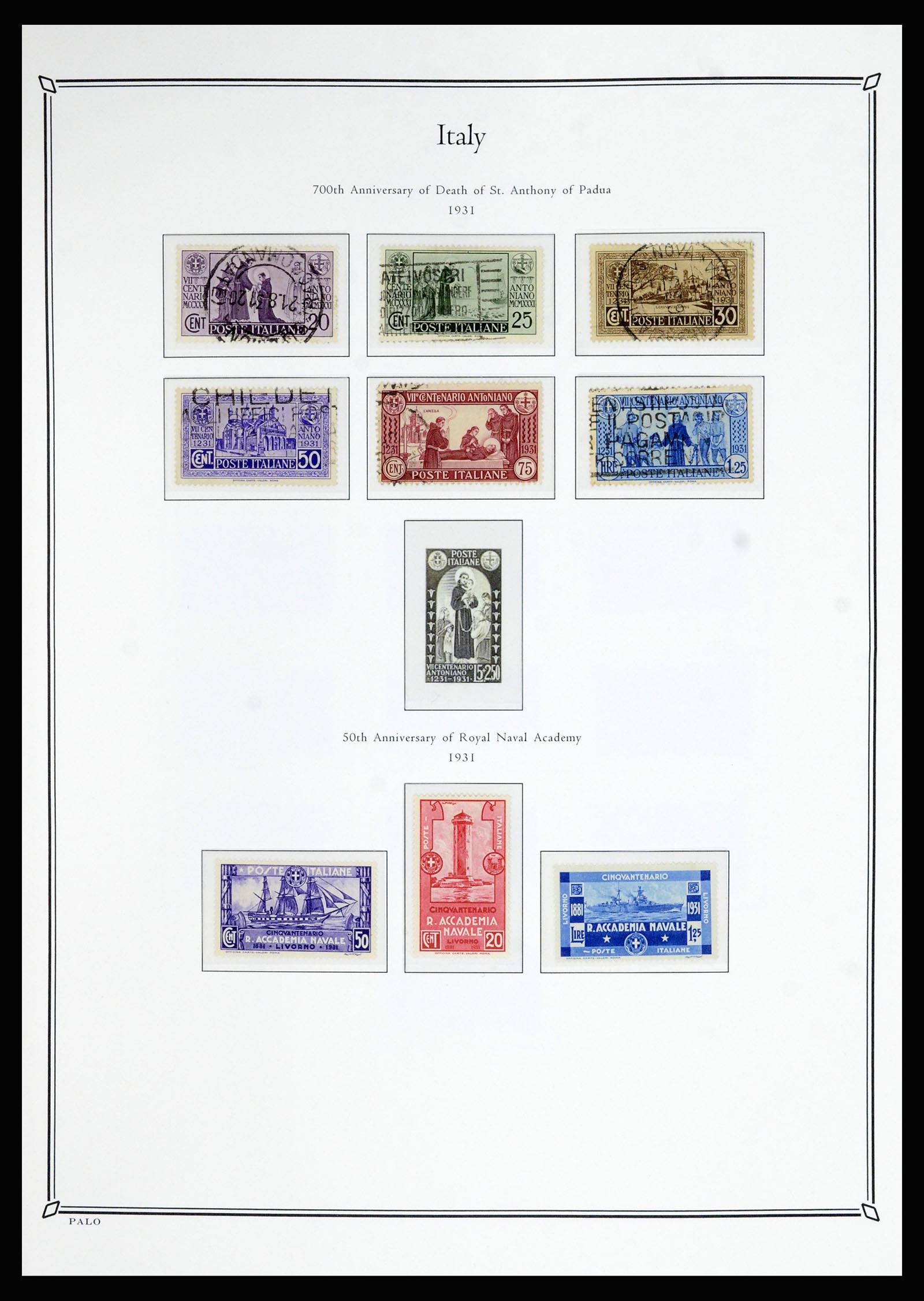 36786 017 - Postzegelverzameling 36786 Italië en Egeïsche eilanden 1860-1990.