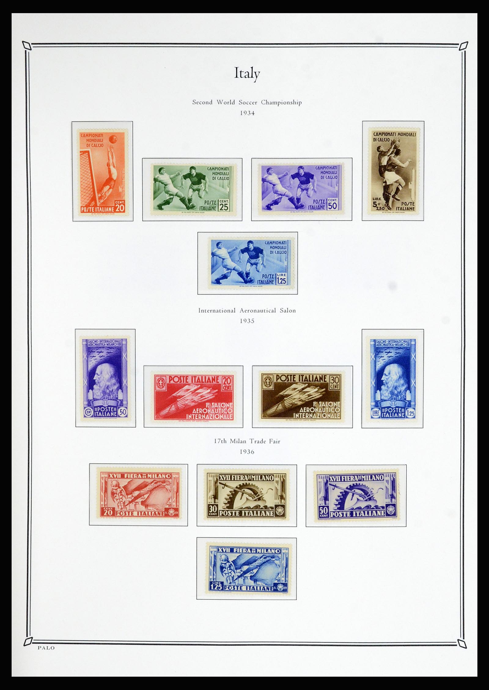 36786 022 - Postzegelverzameling 36786 Italië en Egeïsche eilanden 1860-1990.