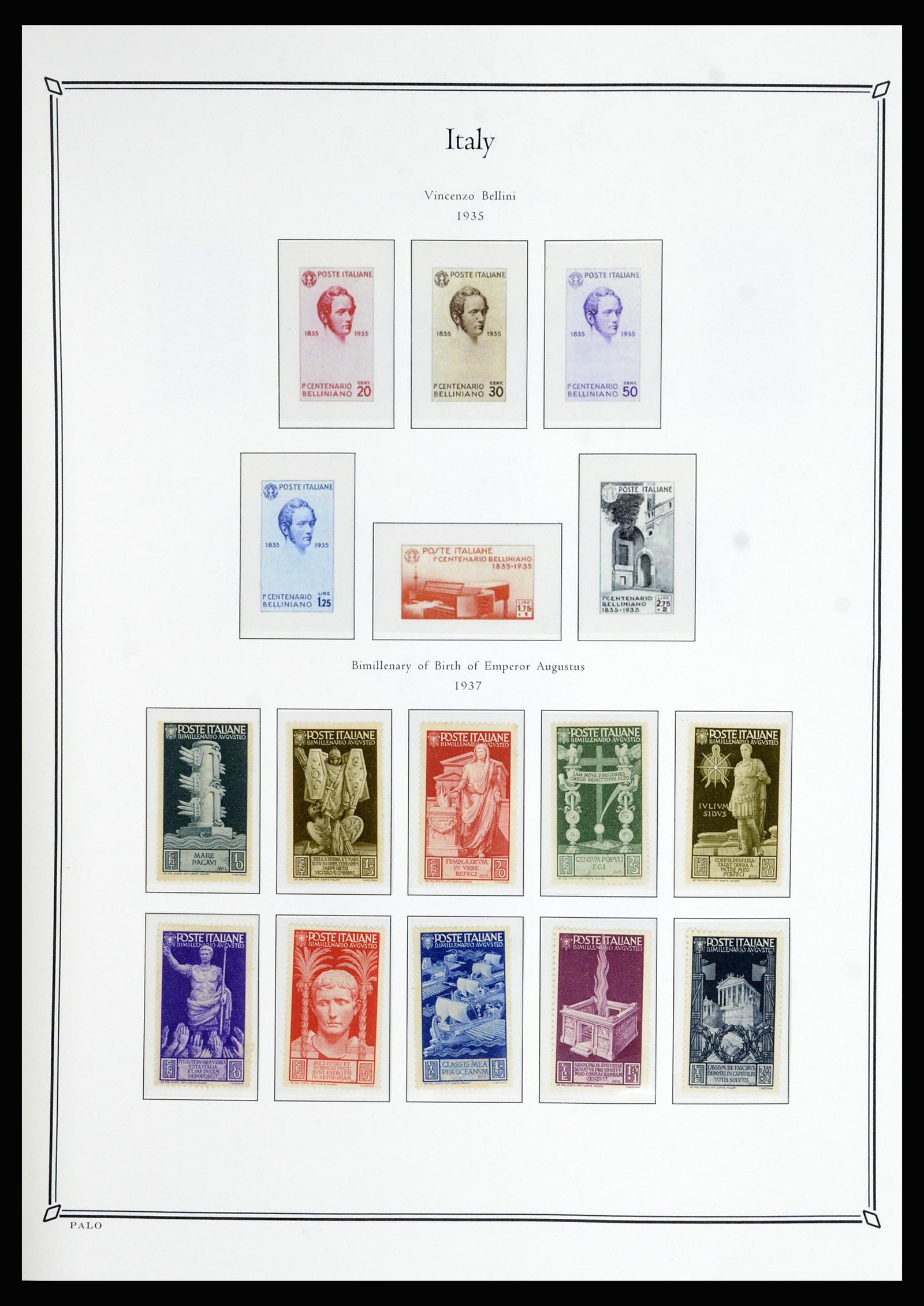 36786 024 - Postzegelverzameling 36786 Italië en Egeïsche eilanden 1860-1990.