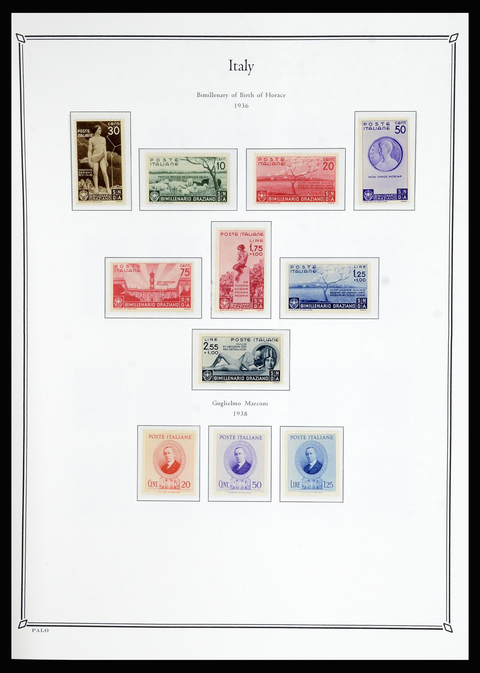 36786 025 - Postzegelverzameling 36786 Italië en Egeïsche eilanden 1860-1990.