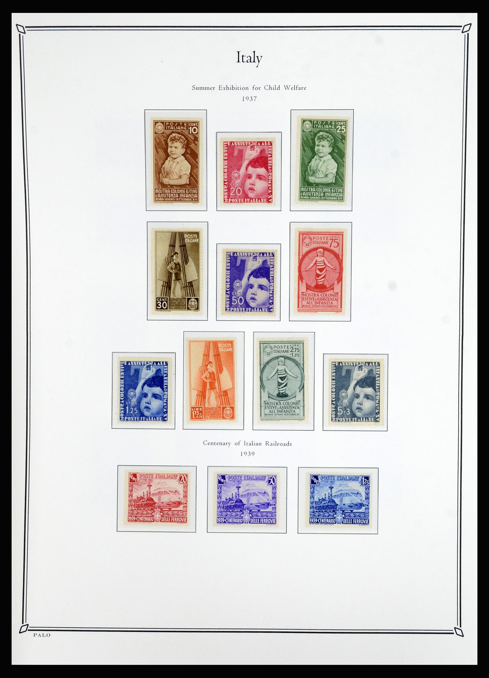 36786 027 - Postzegelverzameling 36786 Italië en Egeïsche eilanden 1860-1990.