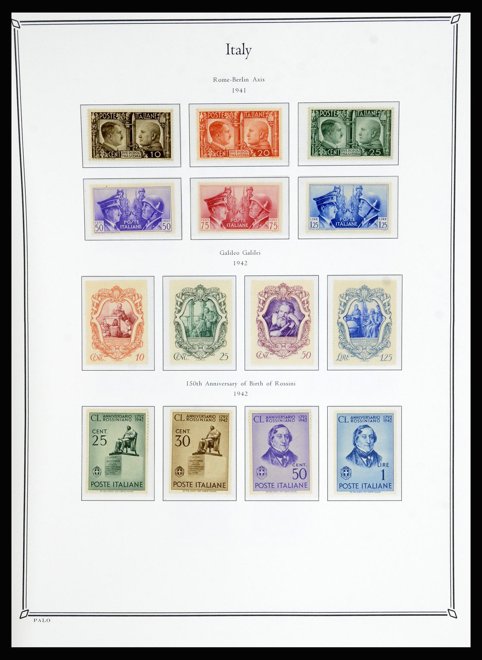 36786 028 - Postzegelverzameling 36786 Italië en Egeïsche eilanden 1860-1990.