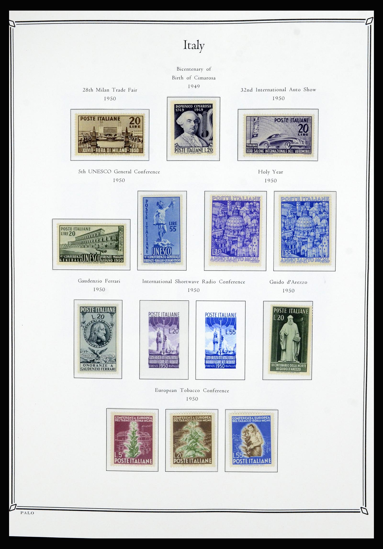 36786 036 - Postzegelverzameling 36786 Italië en Egeïsche eilanden 1860-1990.
