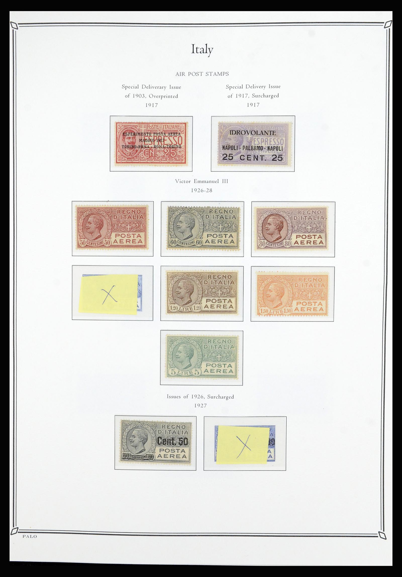 36786 042 - Postzegelverzameling 36786 Italië en Egeïsche eilanden 1860-1990.