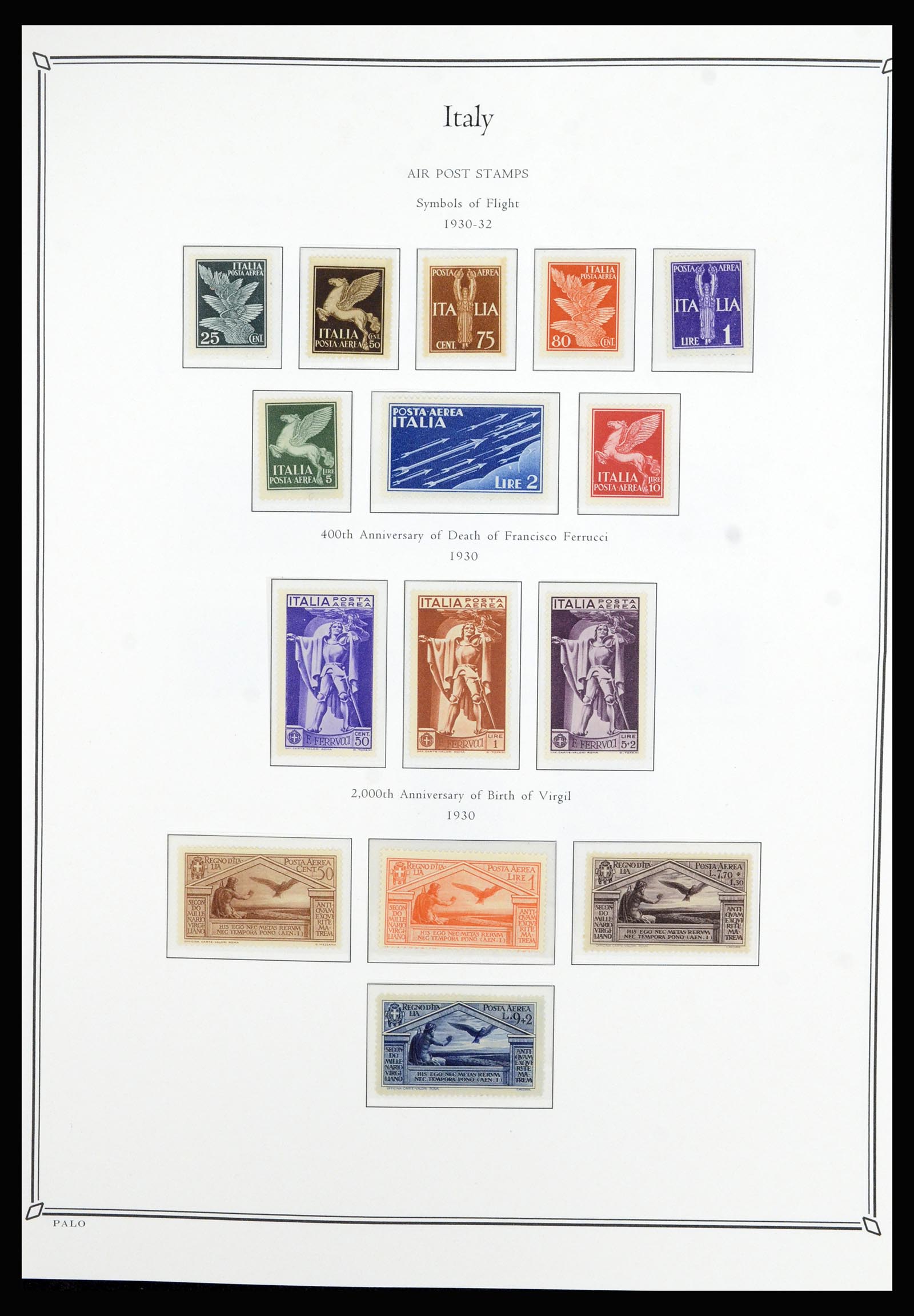 36786 043 - Postzegelverzameling 36786 Italië en Egeïsche eilanden 1860-1990.