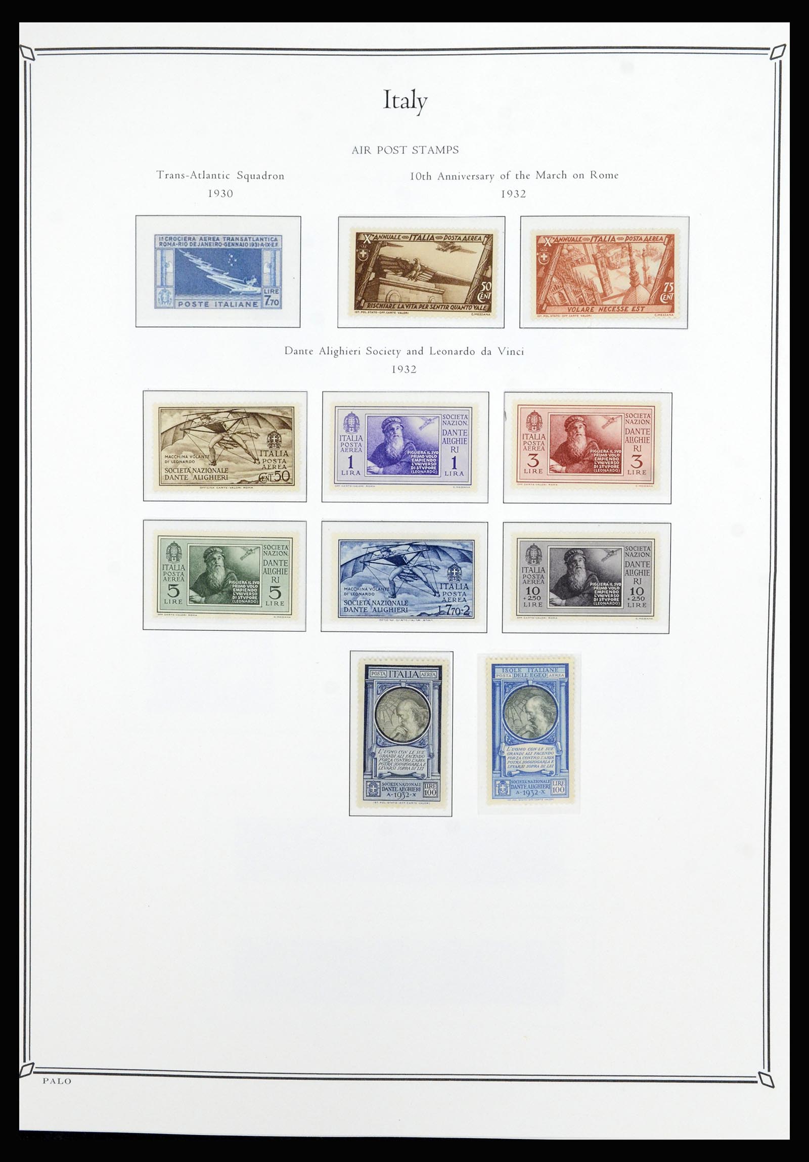 36786 044 - Postzegelverzameling 36786 Italië en Egeïsche eilanden 1860-1990.