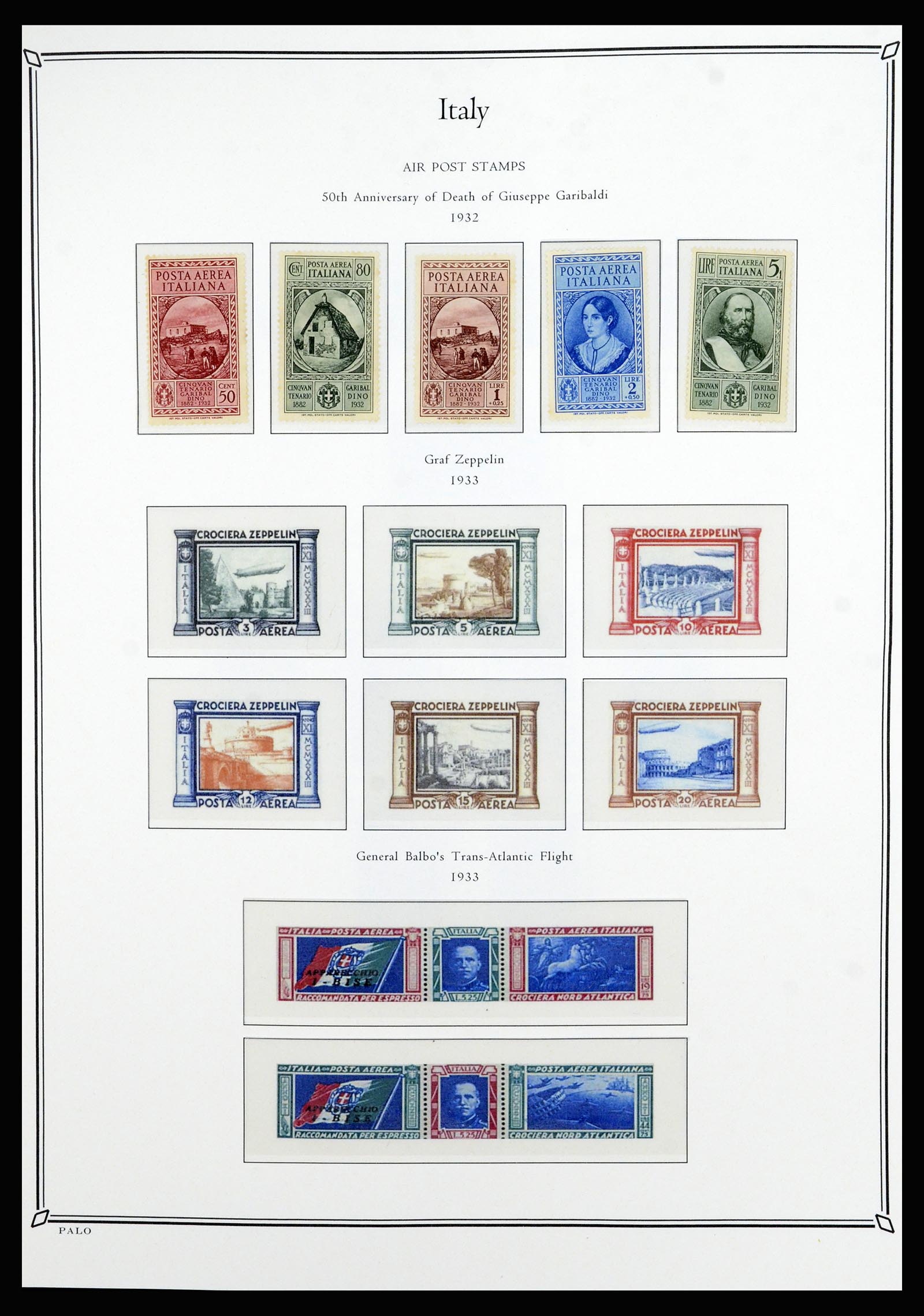 36786 045 - Postzegelverzameling 36786 Italië en Egeïsche eilanden 1860-1990.