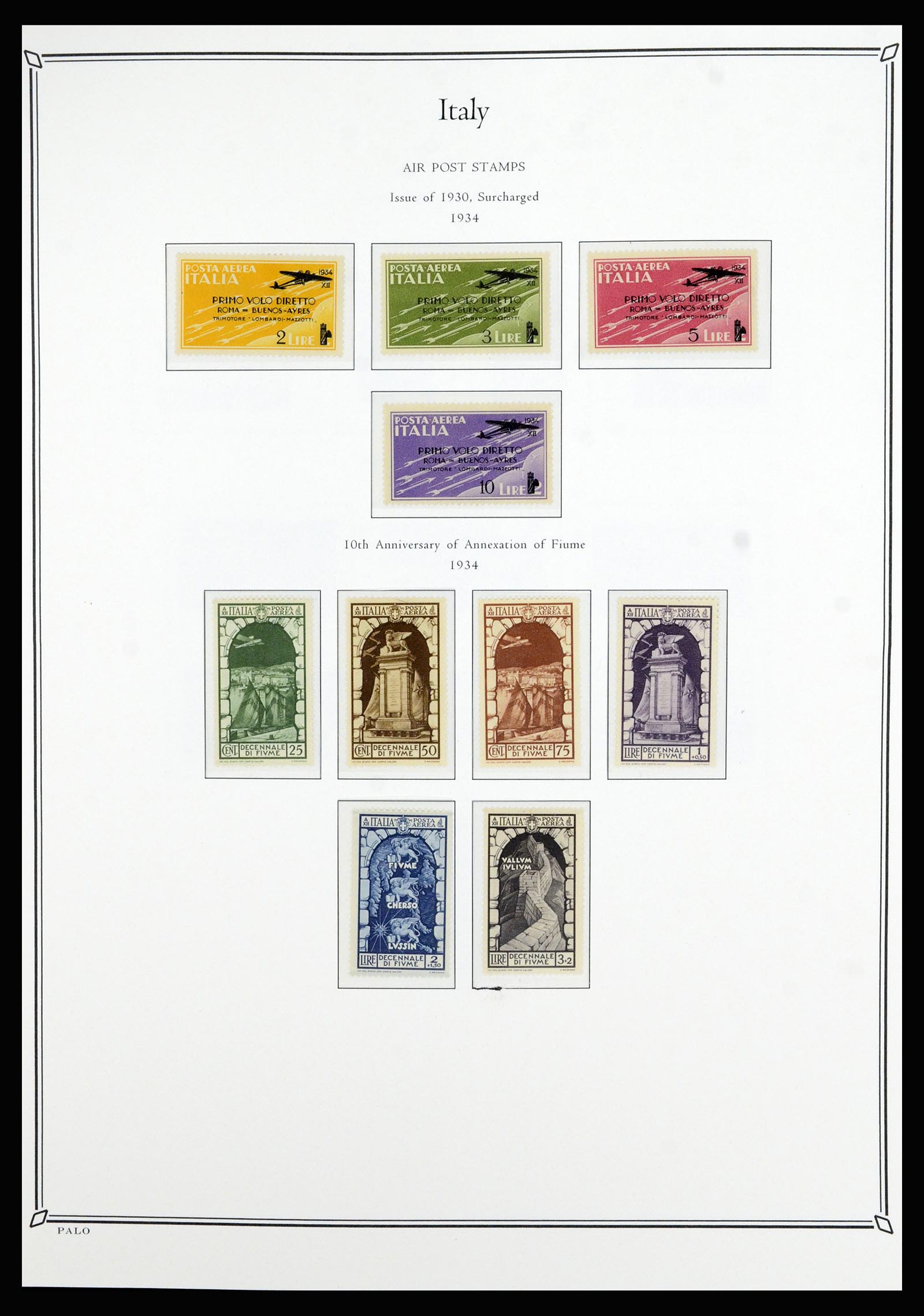 36786 046 - Postzegelverzameling 36786 Italië en Egeïsche eilanden 1860-1990.