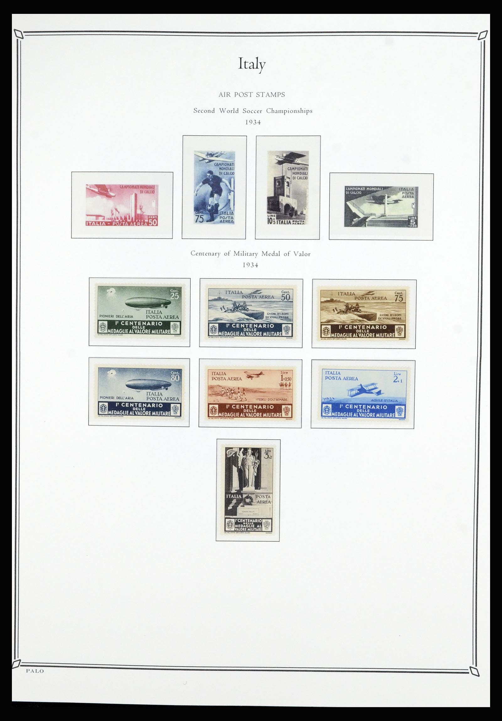 36786 047 - Postzegelverzameling 36786 Italië en Egeïsche eilanden 1860-1990.