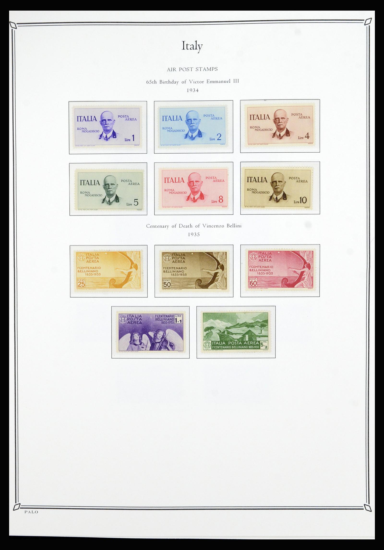 36786 048 - Postzegelverzameling 36786 Italië en Egeïsche eilanden 1860-1990.