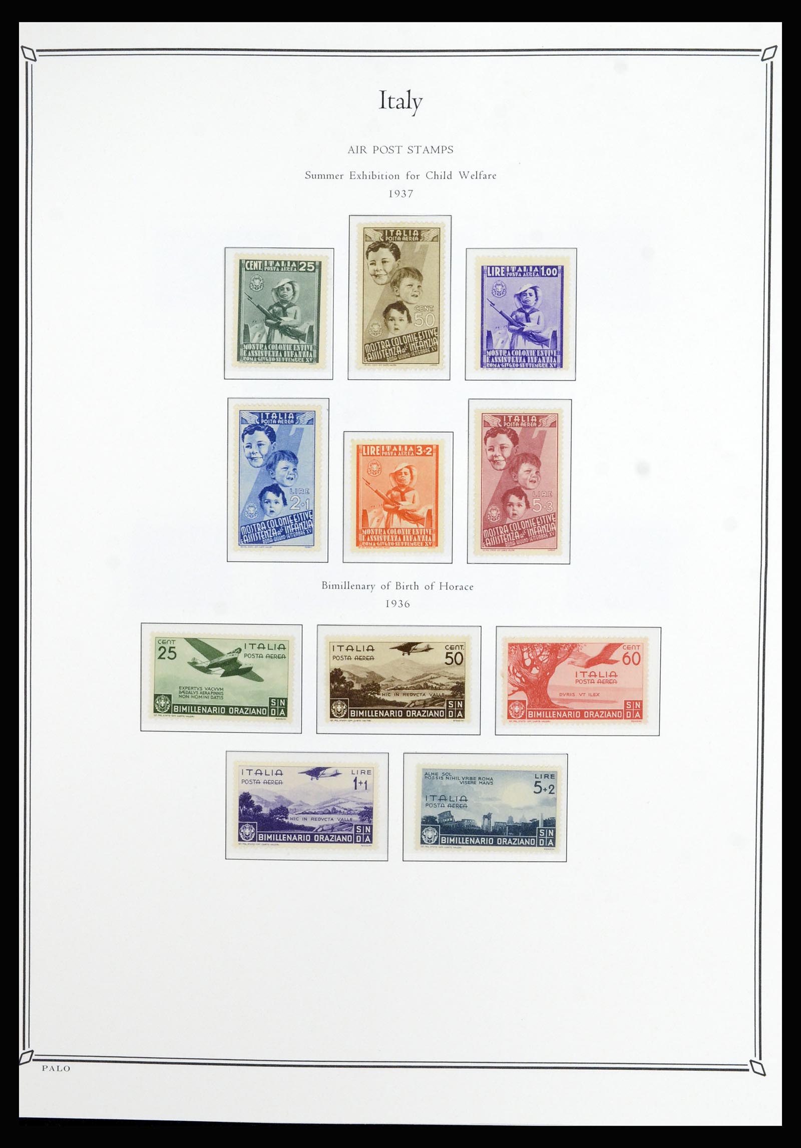 36786 049 - Postzegelverzameling 36786 Italië en Egeïsche eilanden 1860-1990.