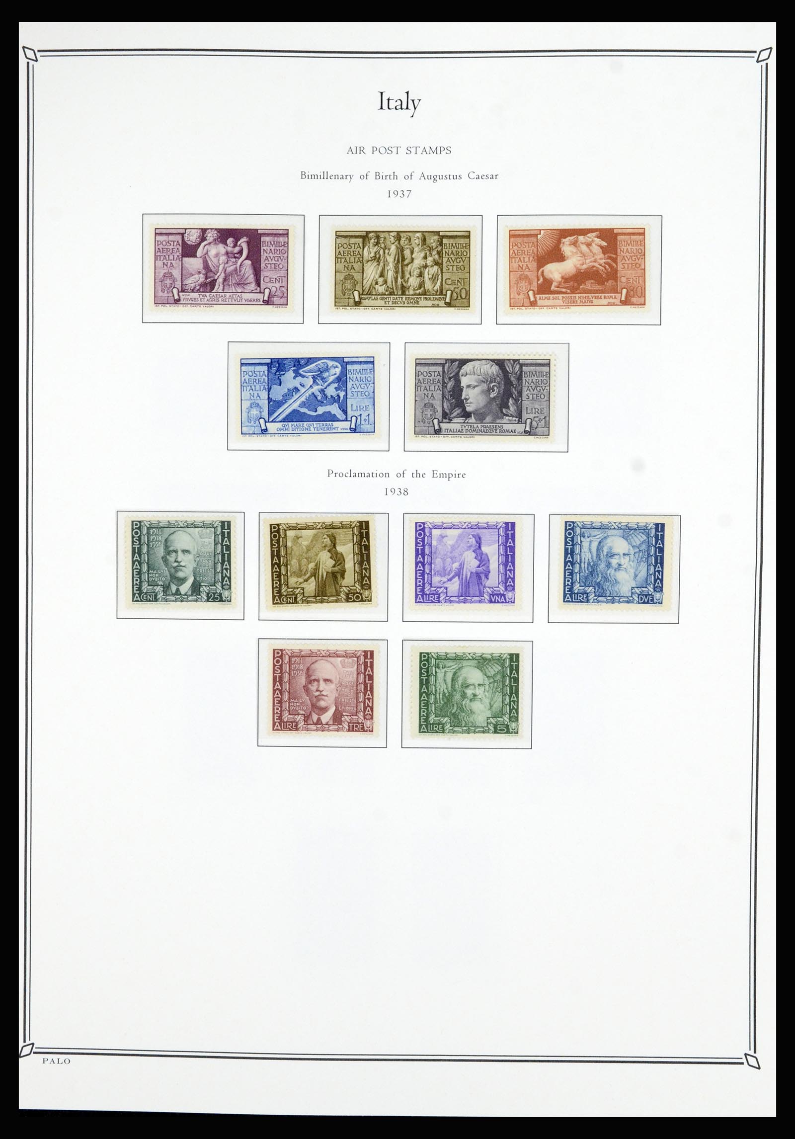 36786 050 - Postzegelverzameling 36786 Italië en Egeïsche eilanden 1860-1990.
