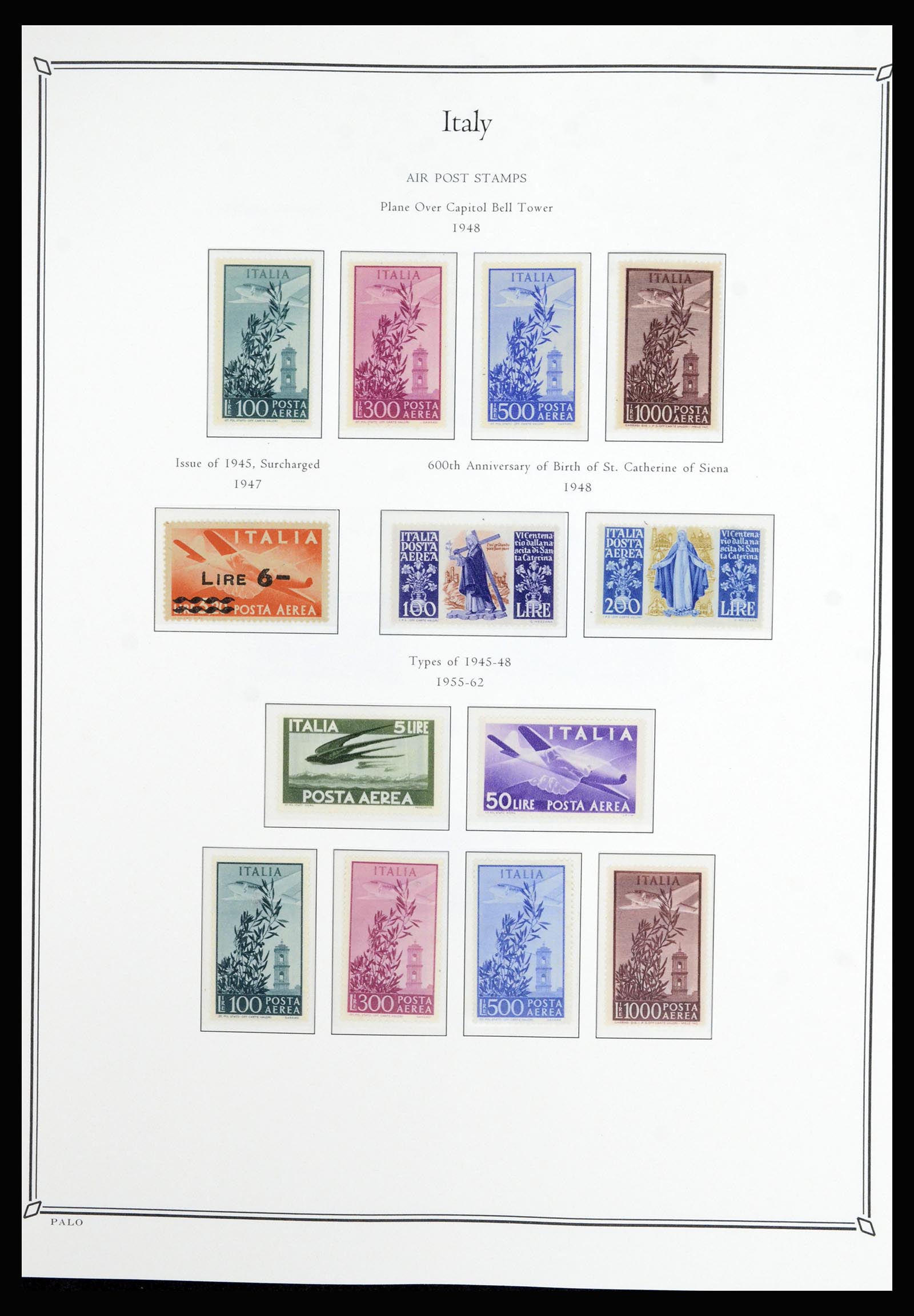 36786 052 - Postzegelverzameling 36786 Italië en Egeïsche eilanden 1860-1990.
