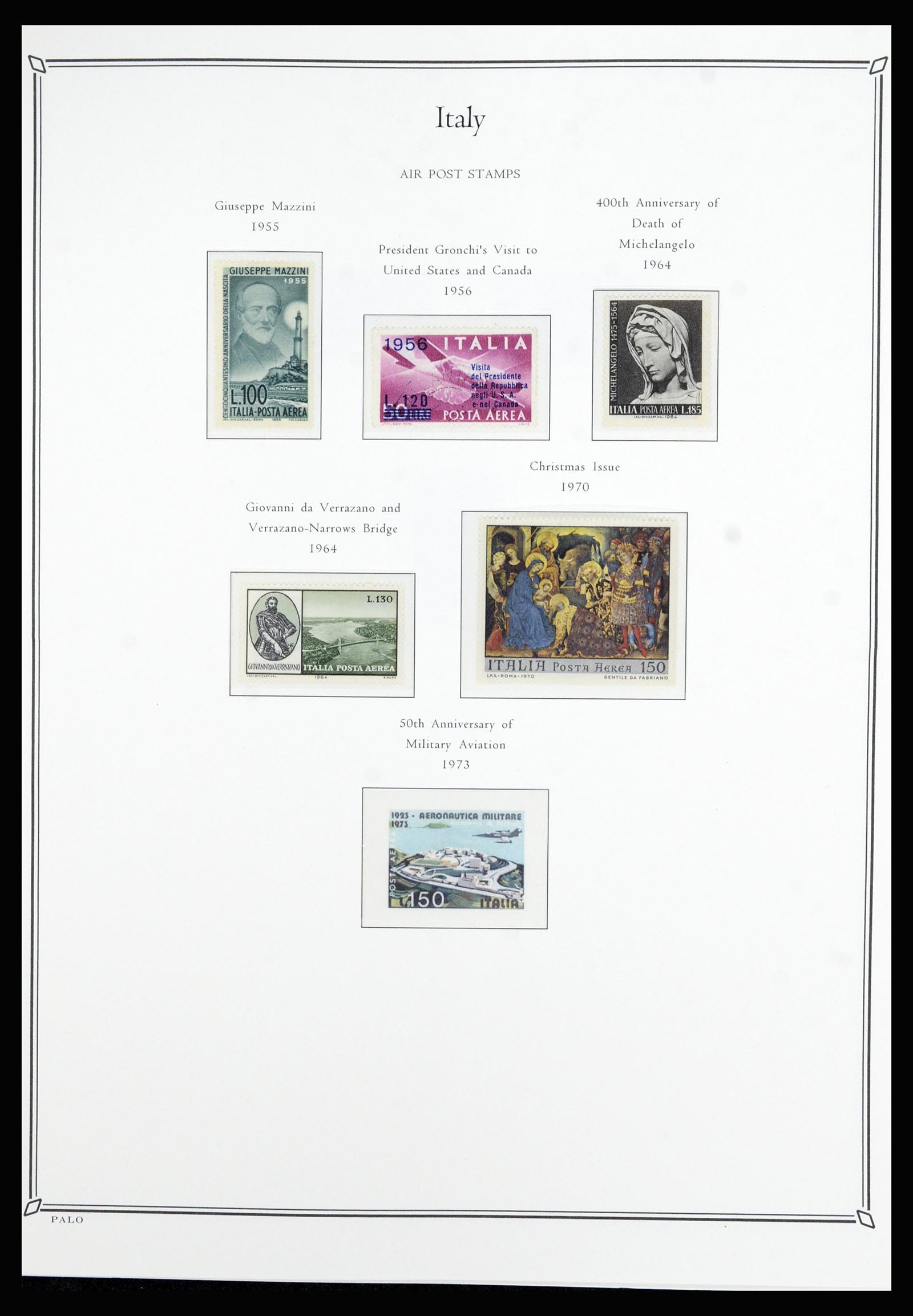 36786 053 - Postzegelverzameling 36786 Italië en Egeïsche eilanden 1860-1990.