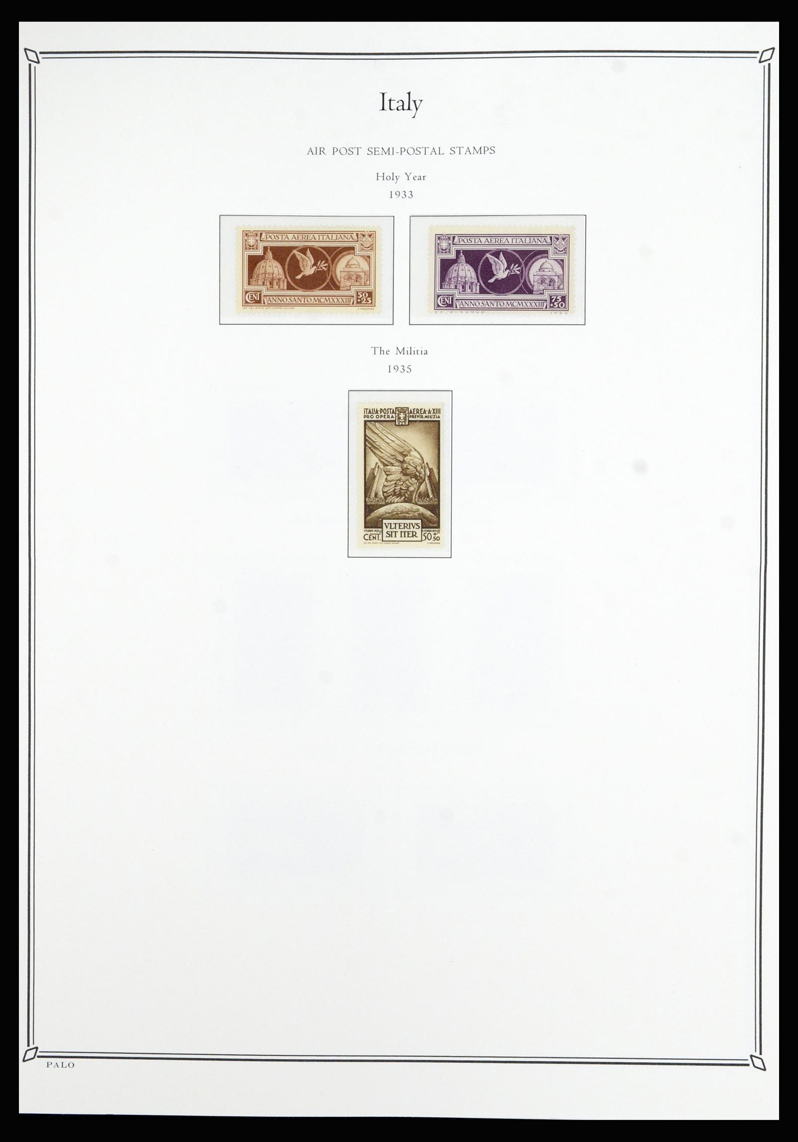 36786 054 - Postzegelverzameling 36786 Italië en Egeïsche eilanden 1860-1990.