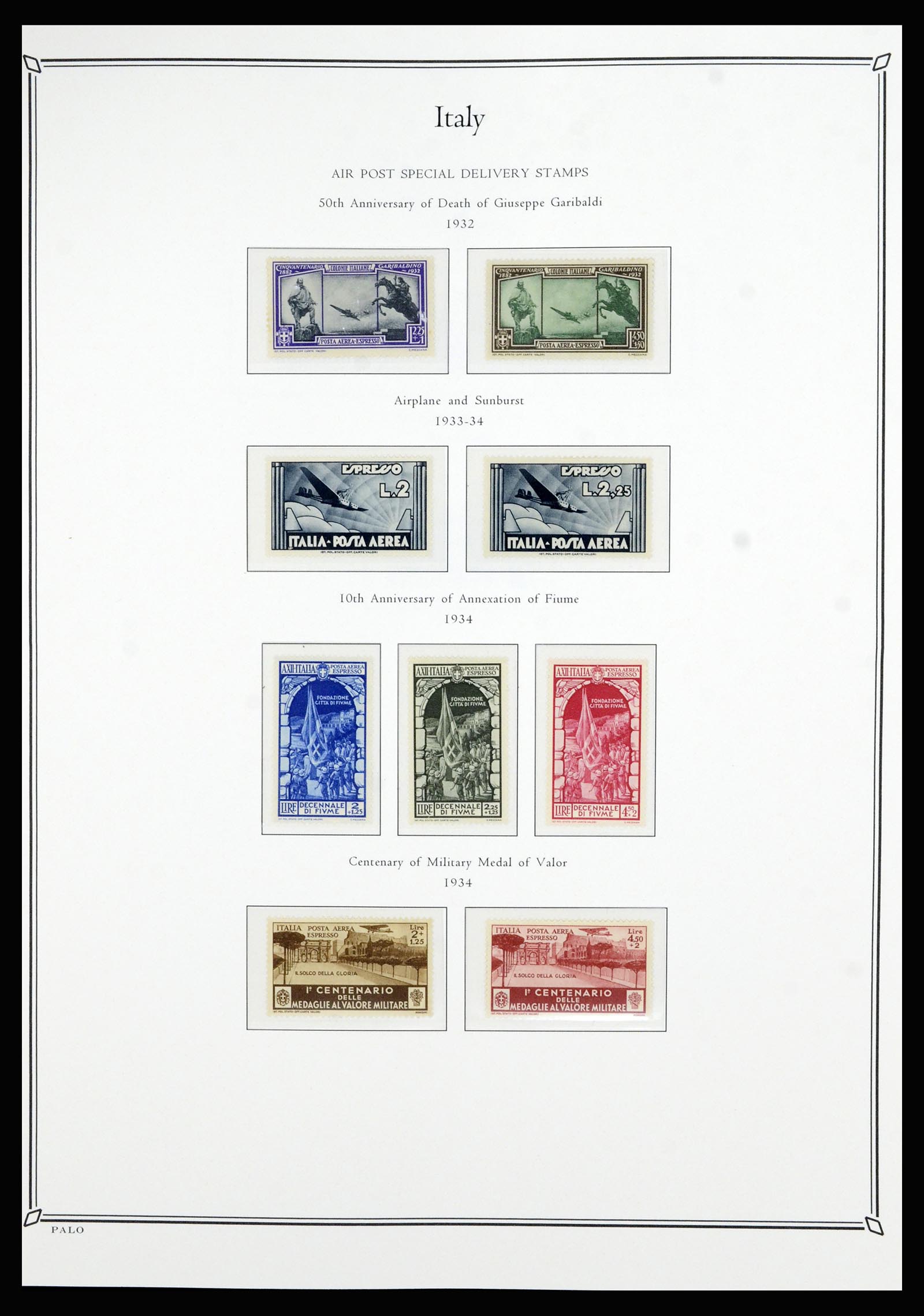 36786 055 - Postzegelverzameling 36786 Italië en Egeïsche eilanden 1860-1990.