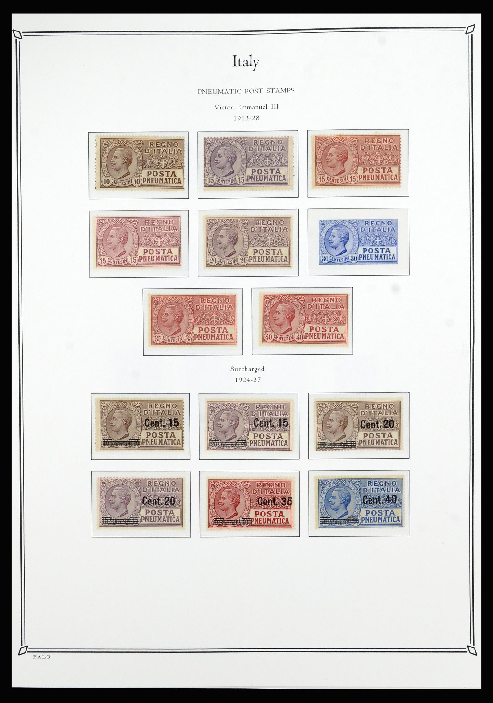 36786 057 - Postzegelverzameling 36786 Italië en Egeïsche eilanden 1860-1990.