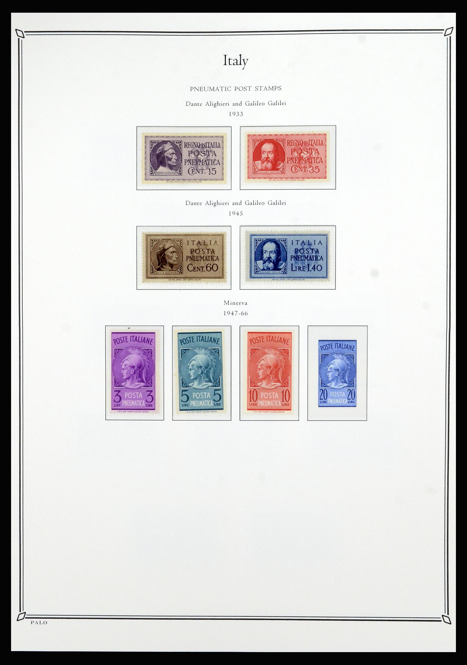36786 058 - Postzegelverzameling 36786 Italië en Egeïsche eilanden 1860-1990.