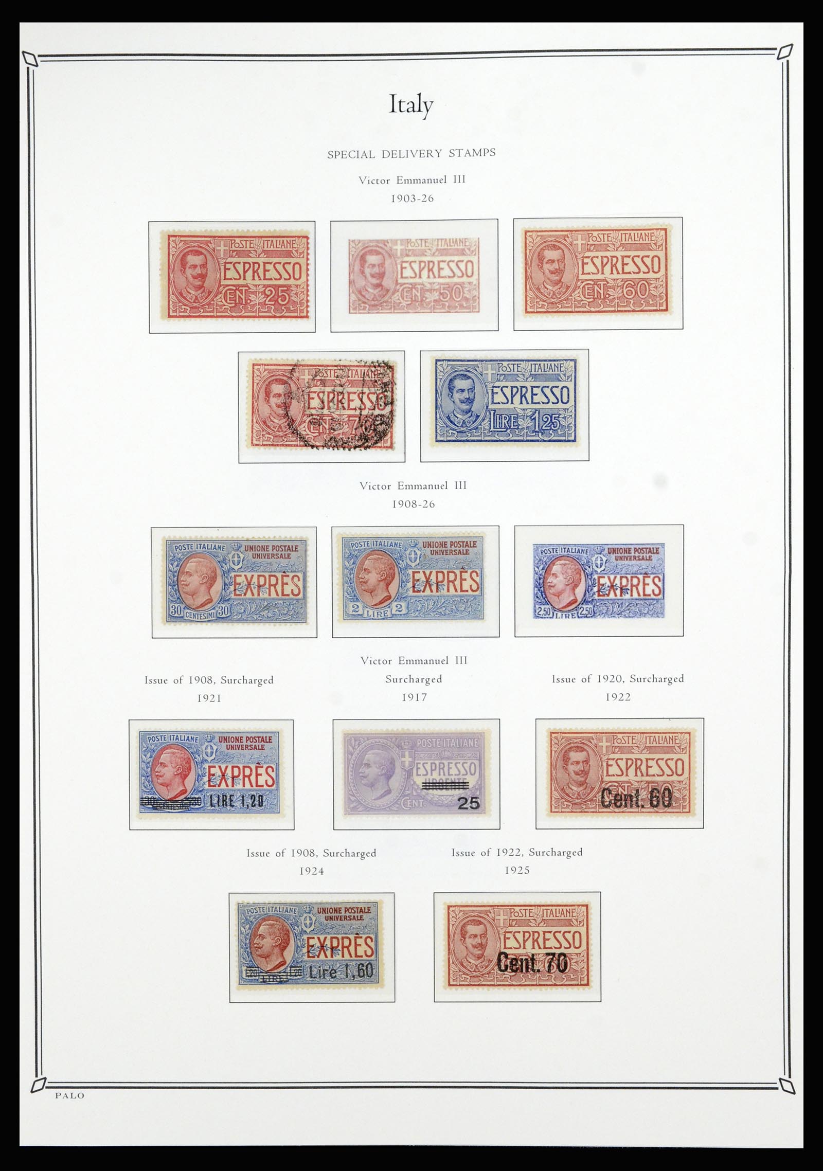 36786 059 - Postzegelverzameling 36786 Italië en Egeïsche eilanden 1860-1990.