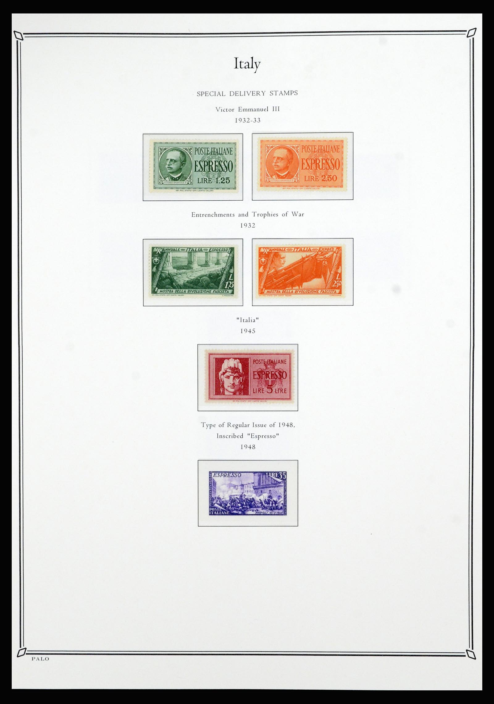36786 060 - Postzegelverzameling 36786 Italië en Egeïsche eilanden 1860-1990.