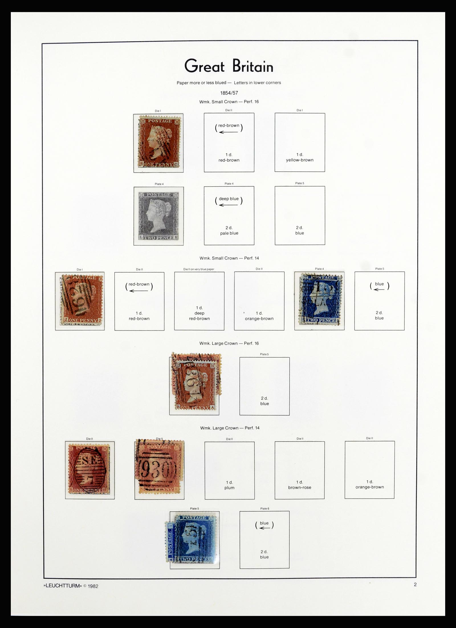 36787 002 - Postzegelverzameling 36787 Engeland 1840-2000.