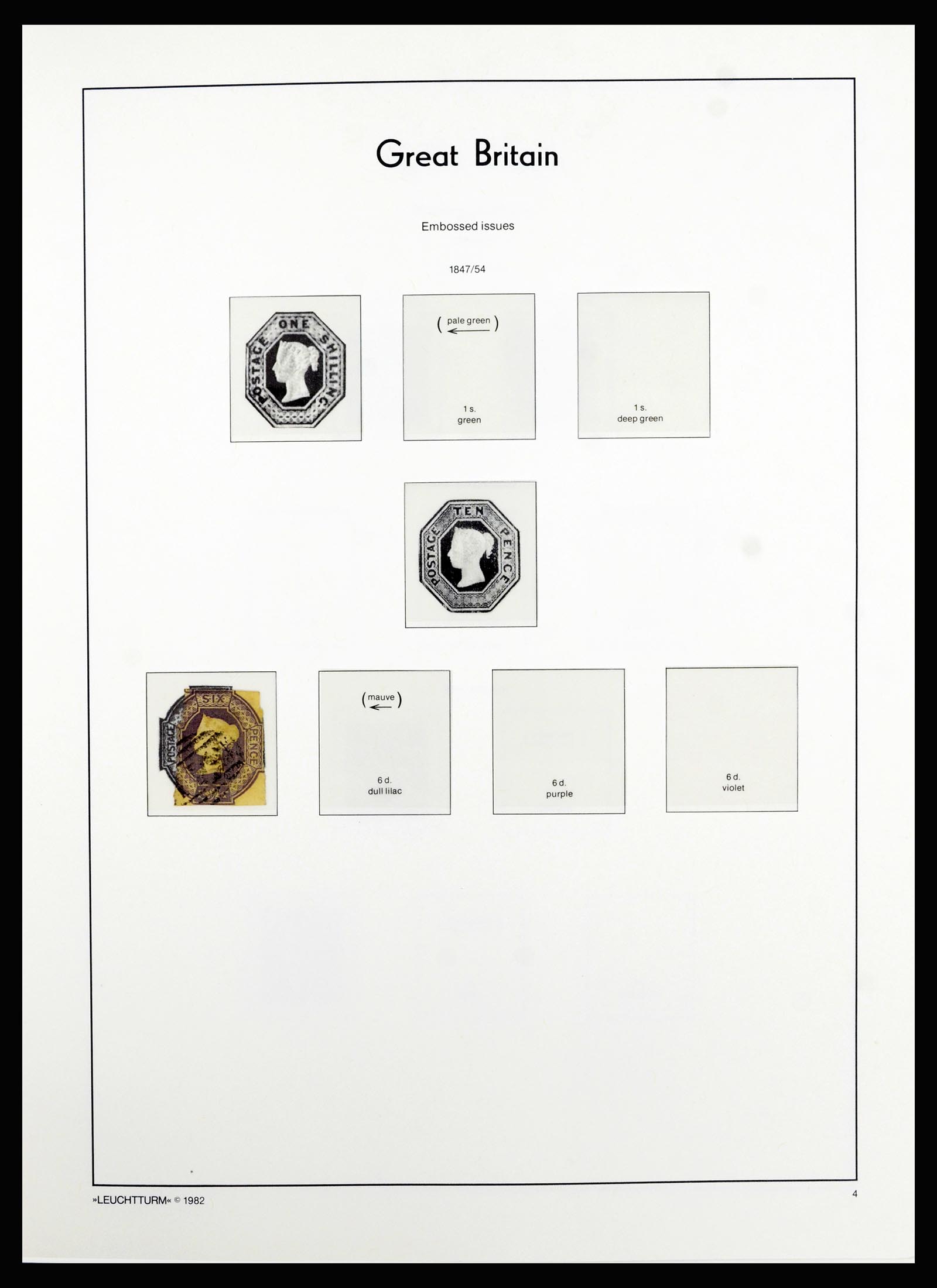 36787 004 - Postzegelverzameling 36787 Engeland 1840-2000.