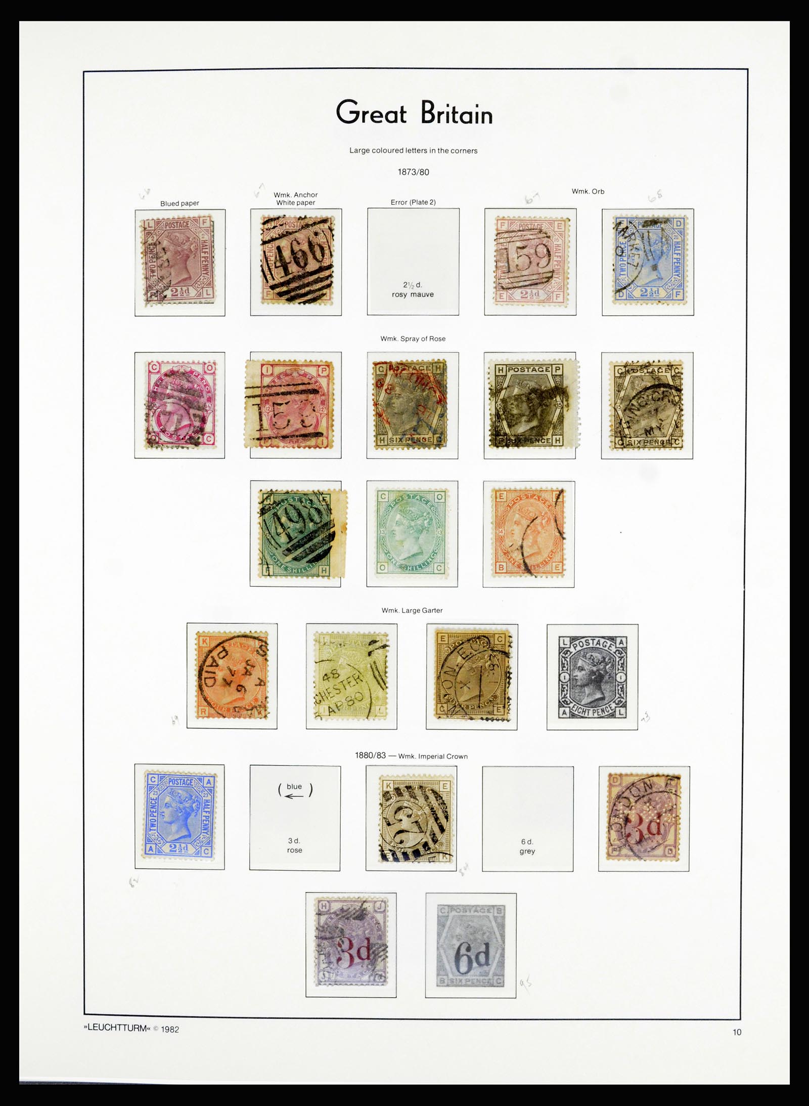 36787 011 - Stamp collection 36787 Great Britain 1840-2000.