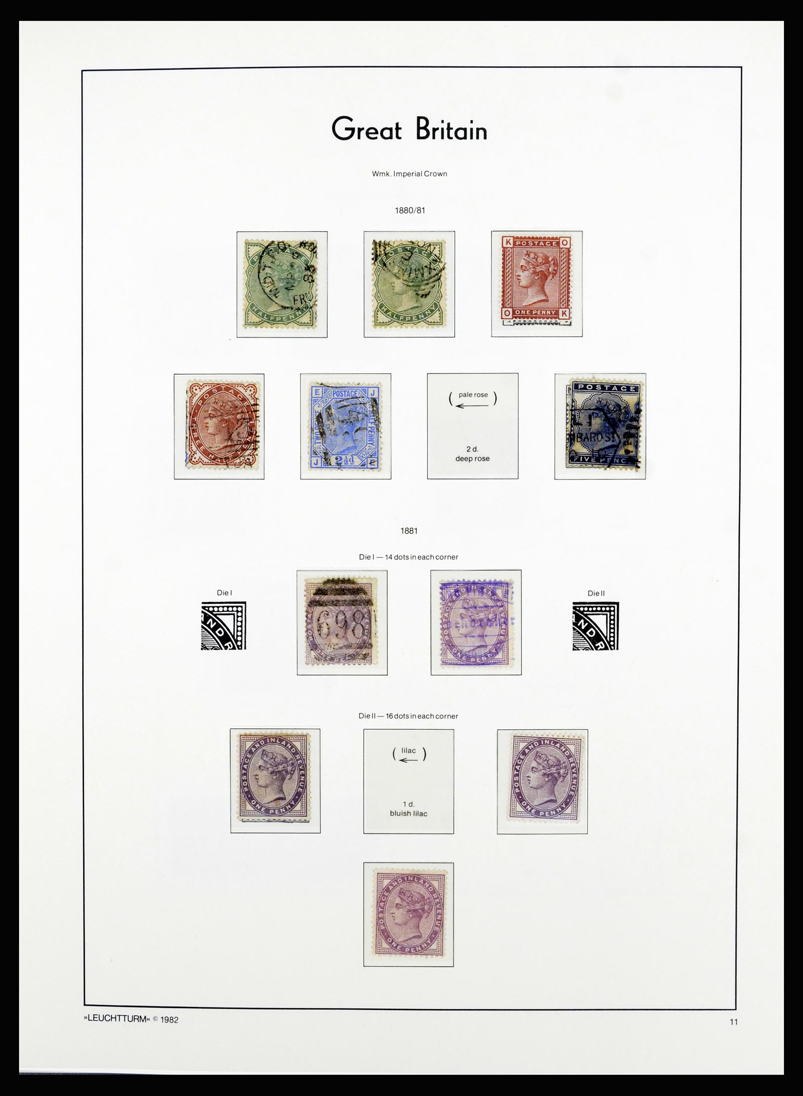 36787 012 - Stamp collection 36787 Great Britain 1840-2000.