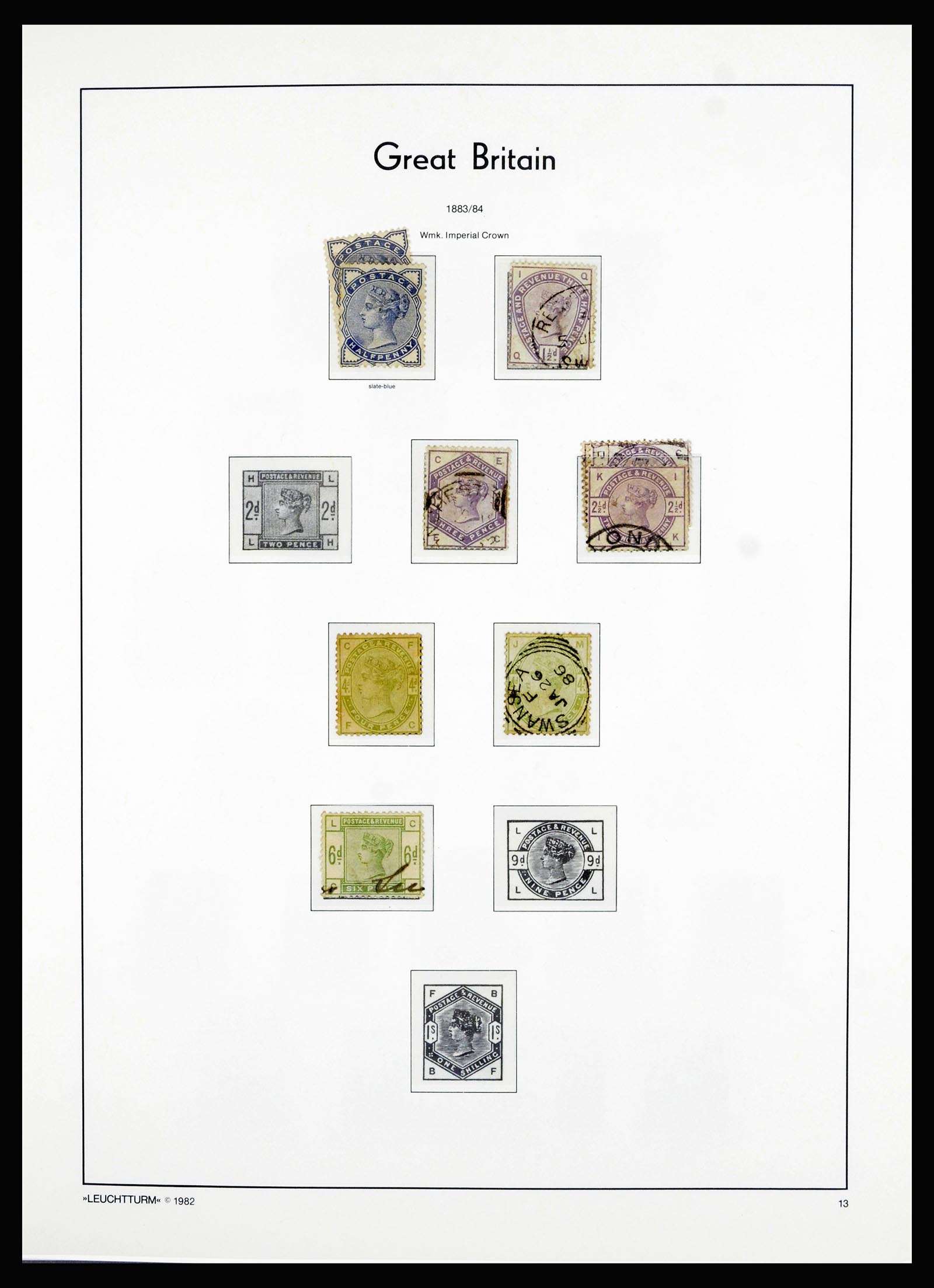 36787 014 - Postzegelverzameling 36787 Engeland 1840-2000.