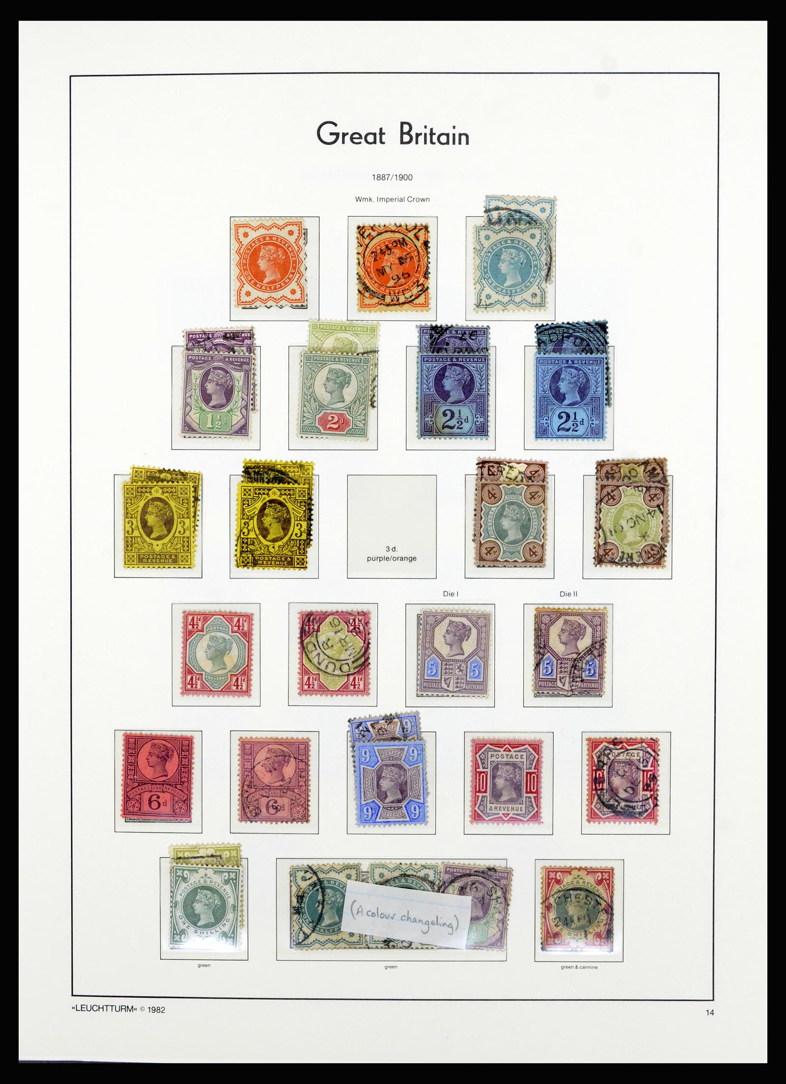 36787 015 - Postzegelverzameling 36787 Engeland 1840-2000.