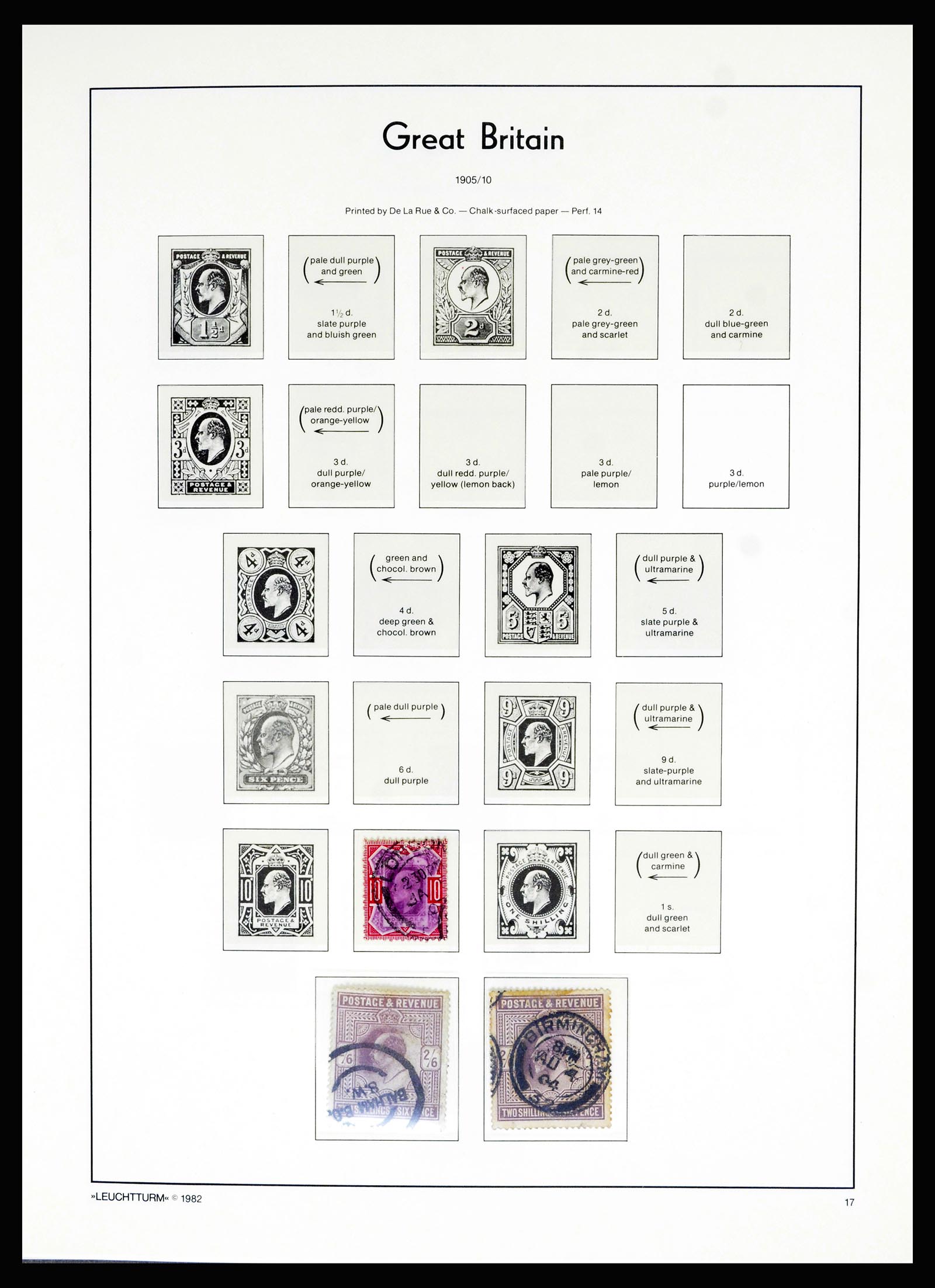 36787 018 - Postzegelverzameling 36787 Engeland 1840-2000.