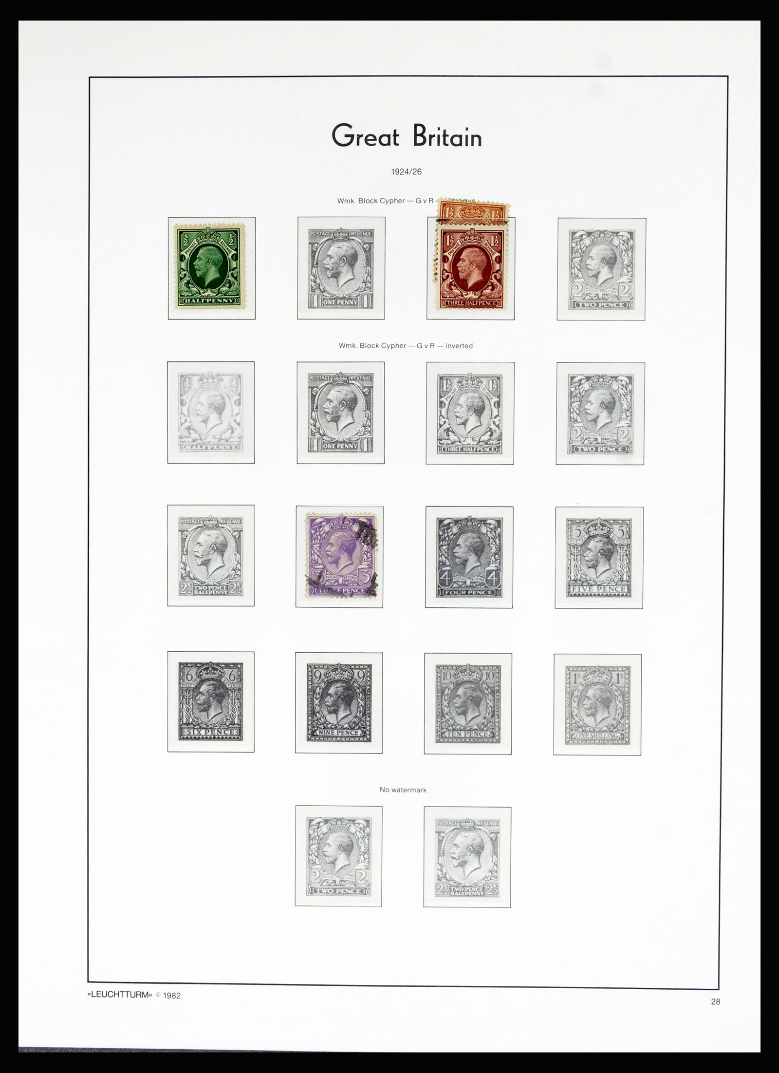 36787 028 - Stamp collection 36787 Great Britain 1840-2000.