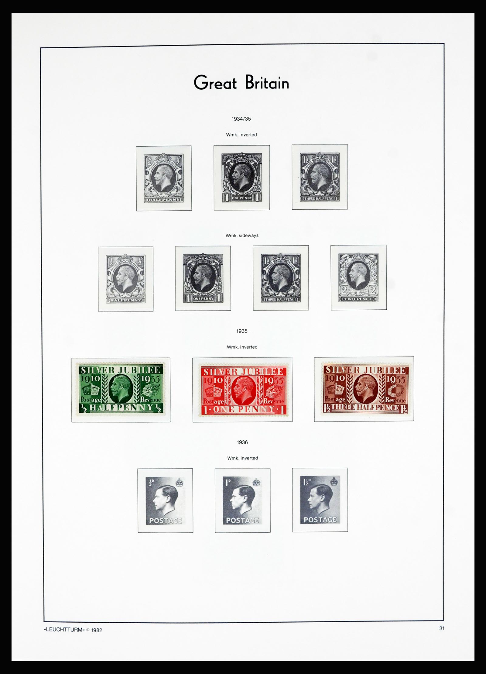36787 030 - Stamp collection 36787 Great Britain 1840-2000.