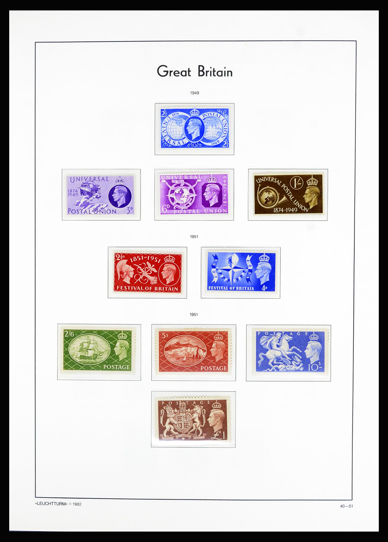36787 039 - Stamp collection 36787 Great Britain 1840-2000.