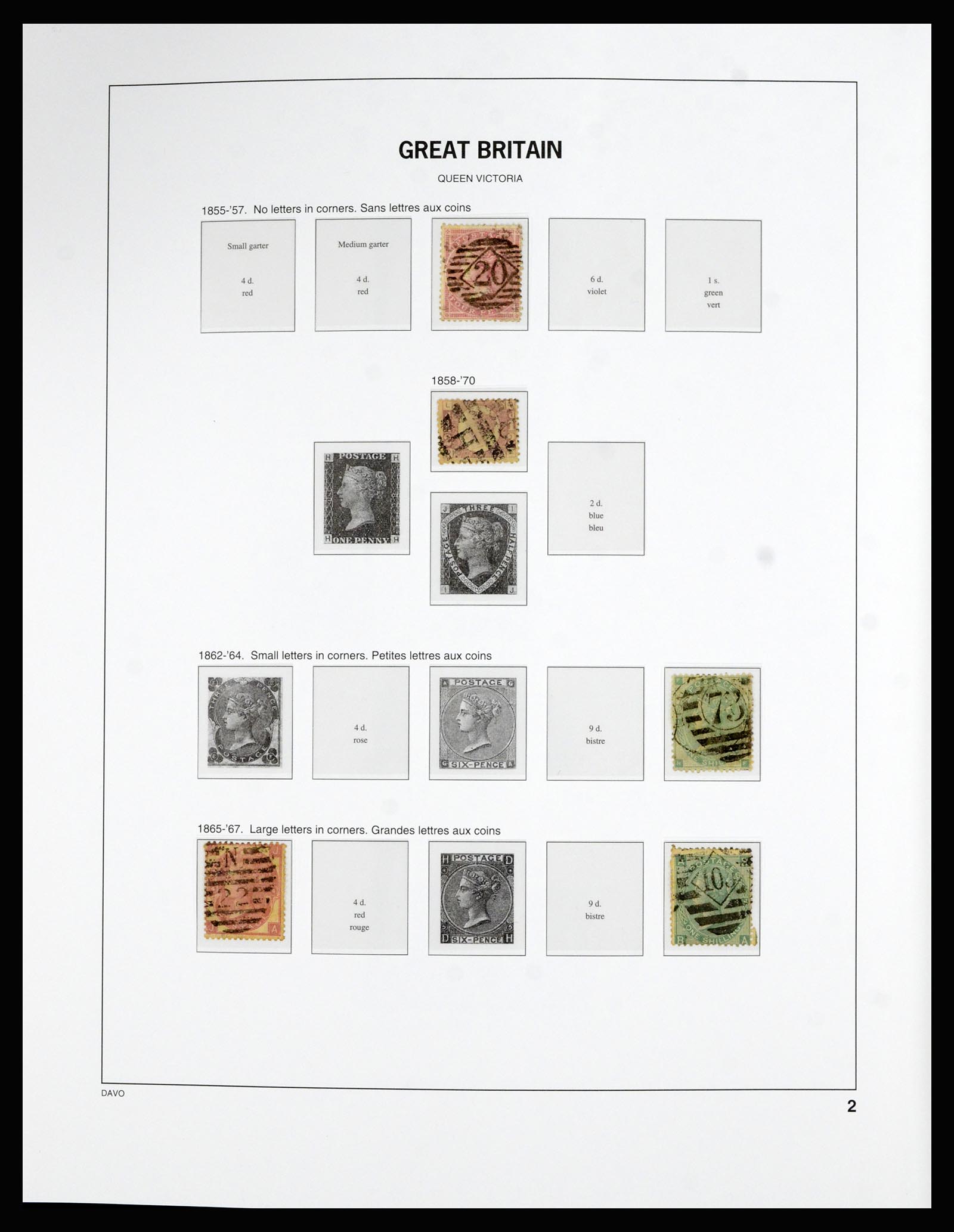 36788 002 - Postzegelverzameling 36788 Engeland 1840-2002.