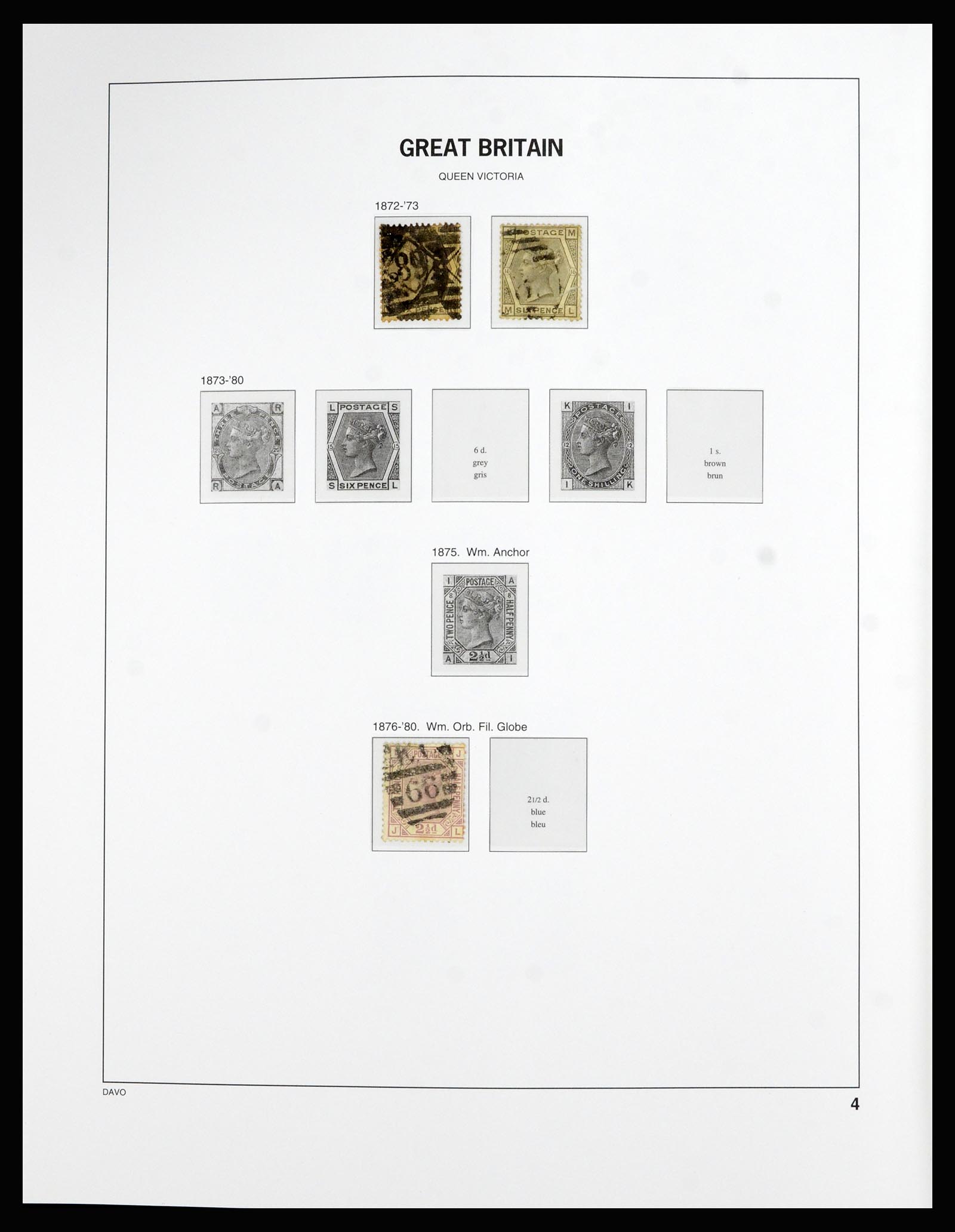 36788 004 - Postzegelverzameling 36788 Engeland 1840-2002.