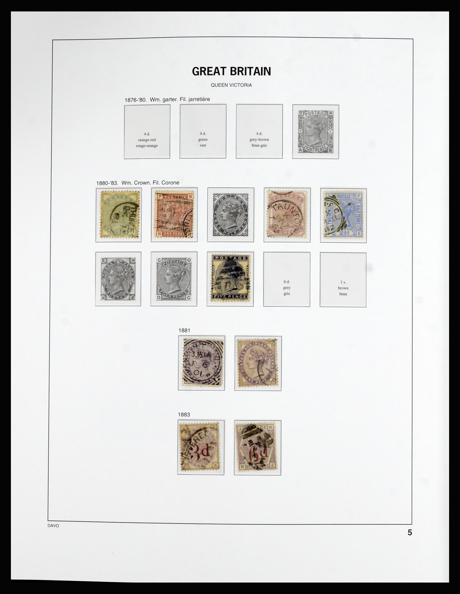 36788 005 - Postzegelverzameling 36788 Engeland 1840-2002.