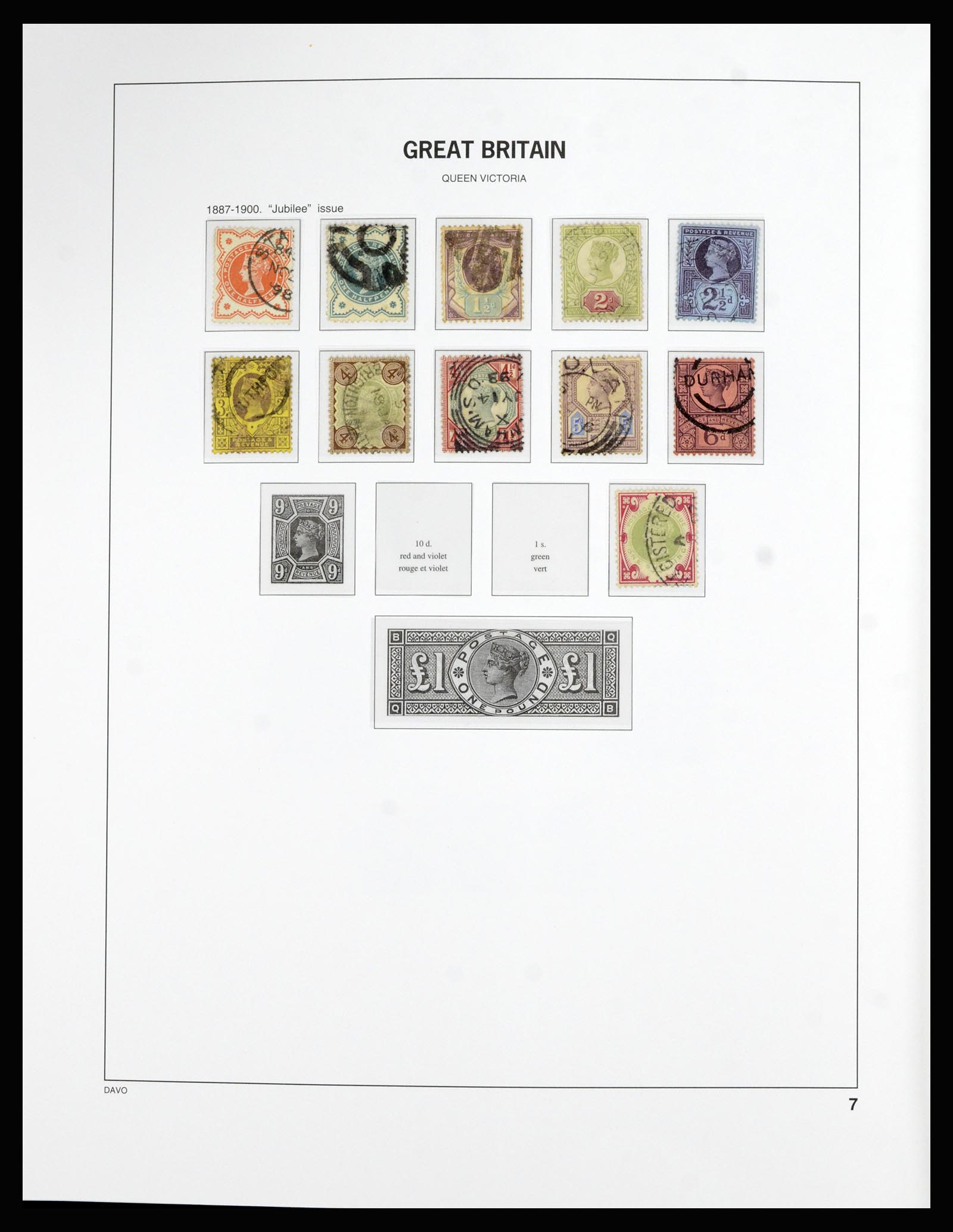 36788 007 - Postzegelverzameling 36788 Engeland 1840-2002.