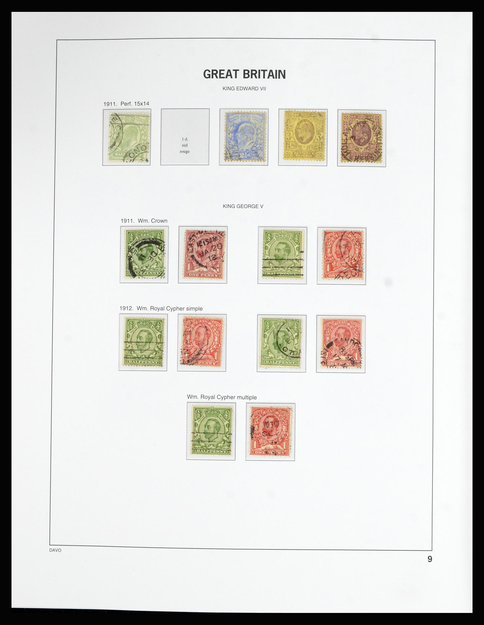 36788 009 - Postzegelverzameling 36788 Engeland 1840-2002.