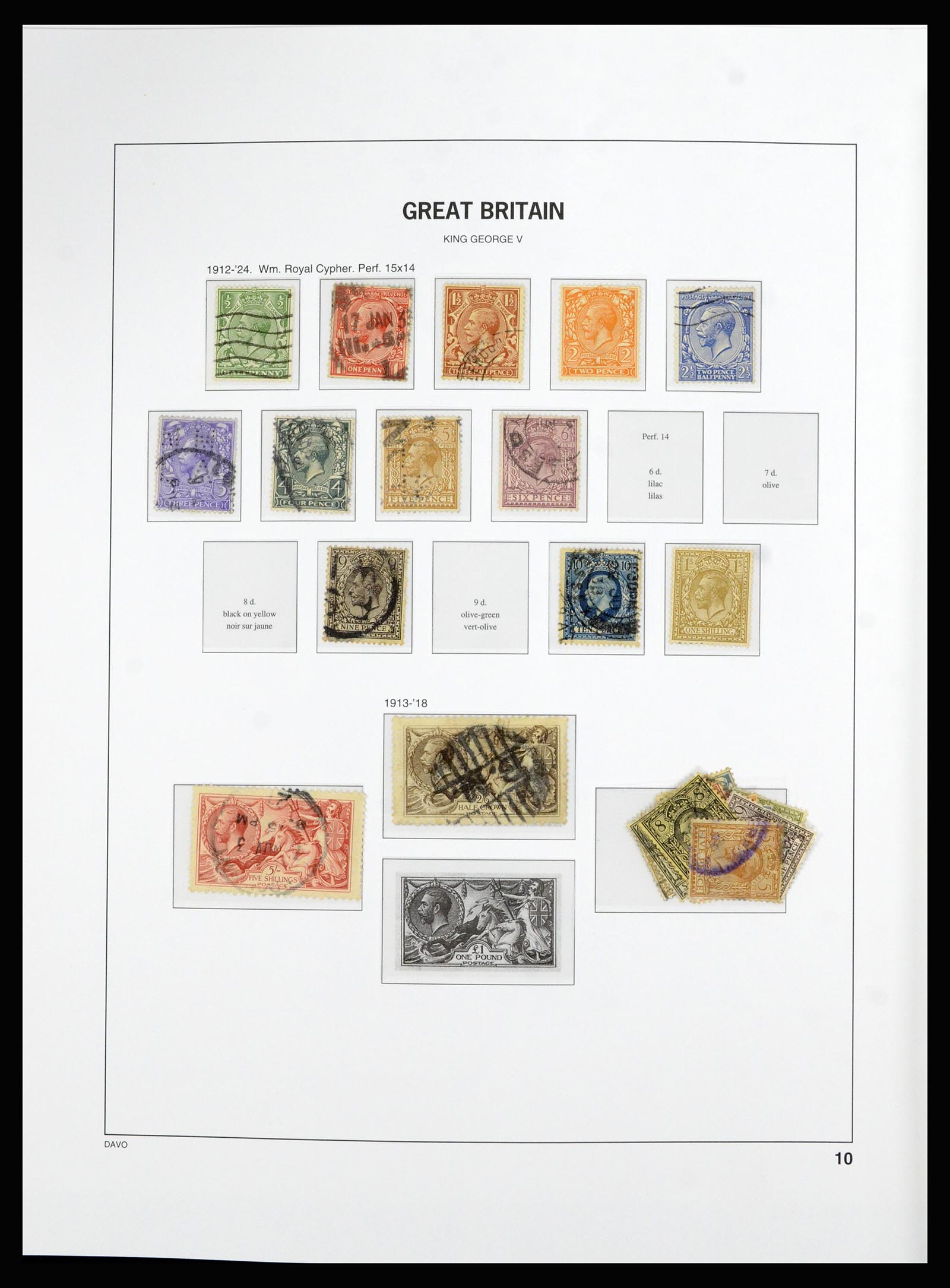36788 010 - Postzegelverzameling 36788 Engeland 1840-2002.