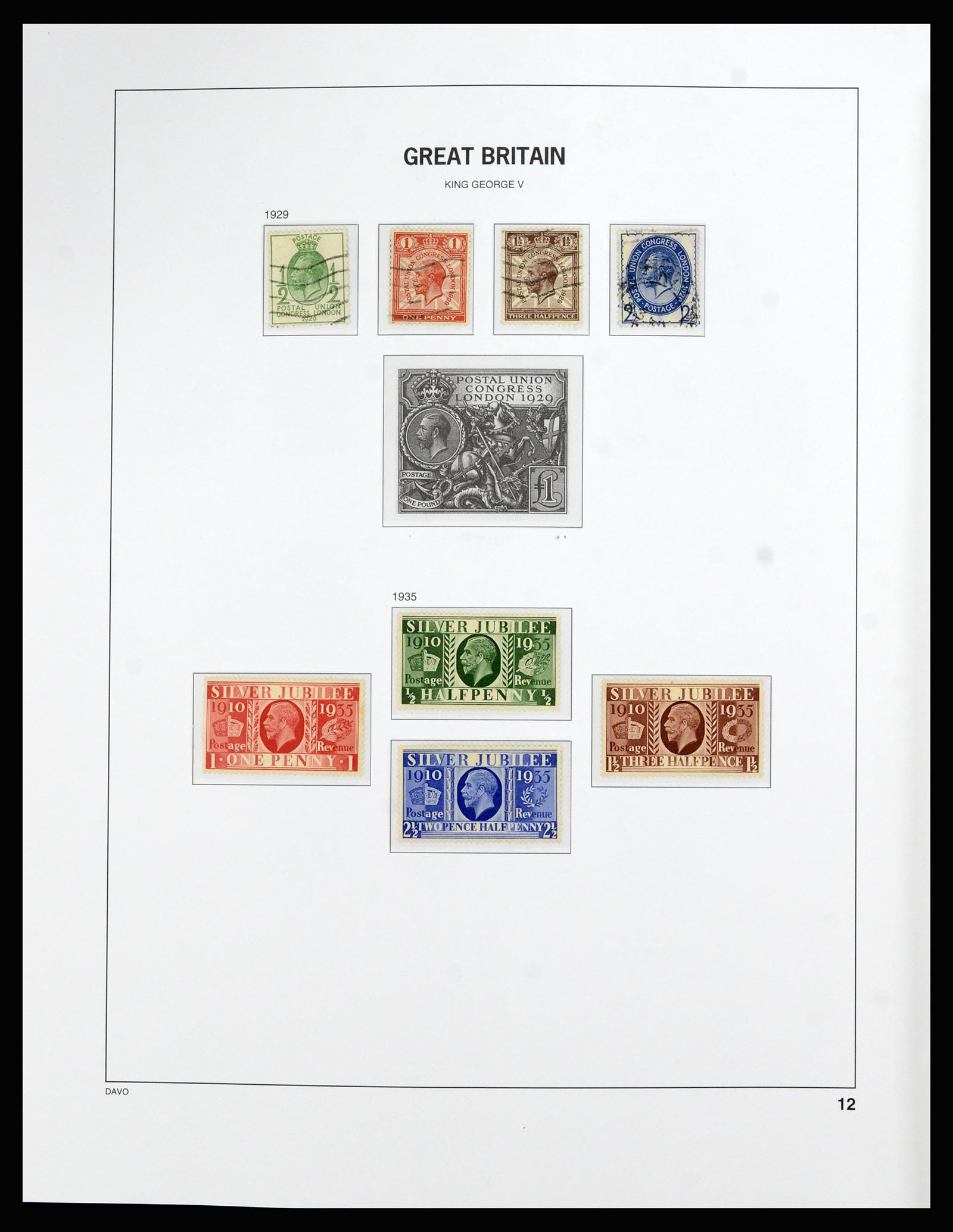 36788 012 - Postzegelverzameling 36788 Engeland 1840-2002.