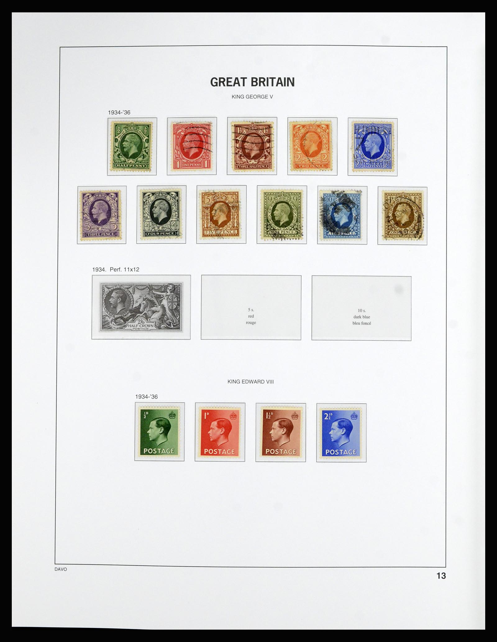 36788 013 - Postzegelverzameling 36788 Engeland 1840-2002.